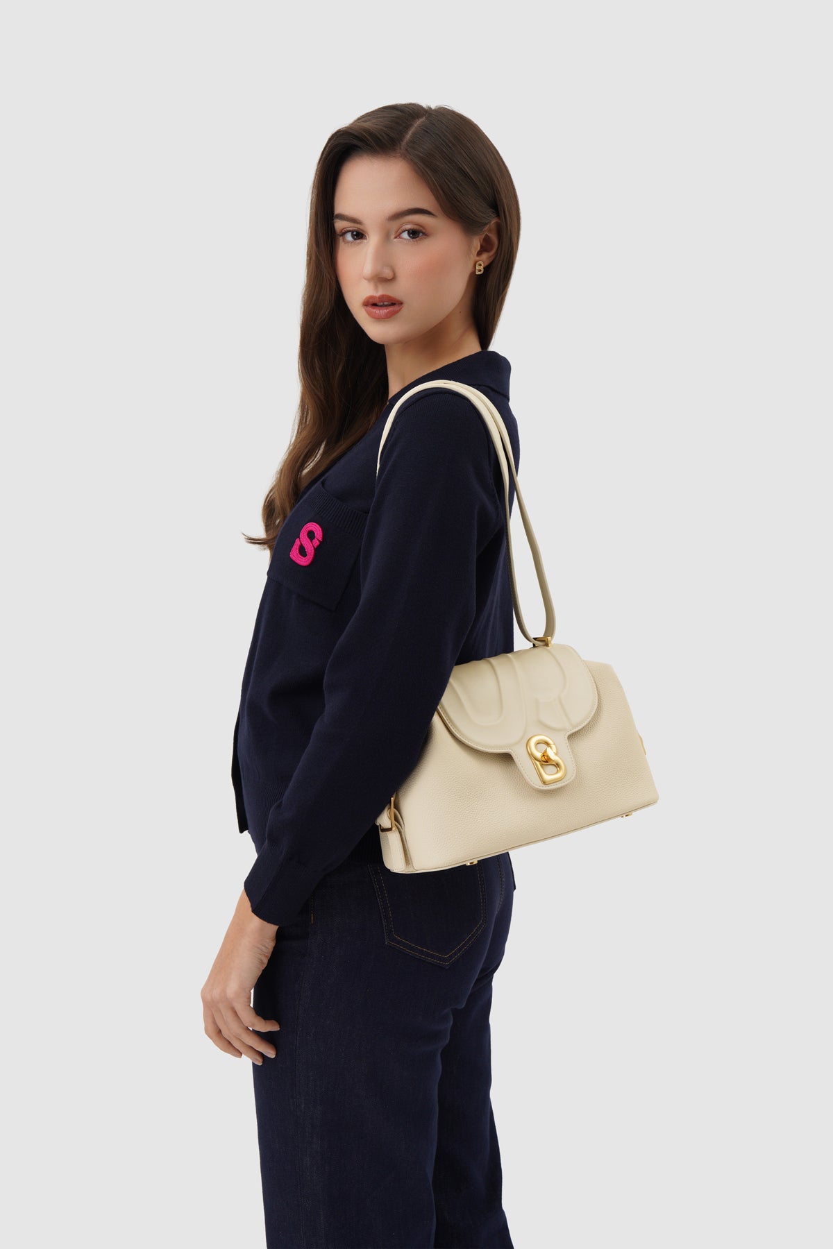 Alma Shoulder Bag - Chalk