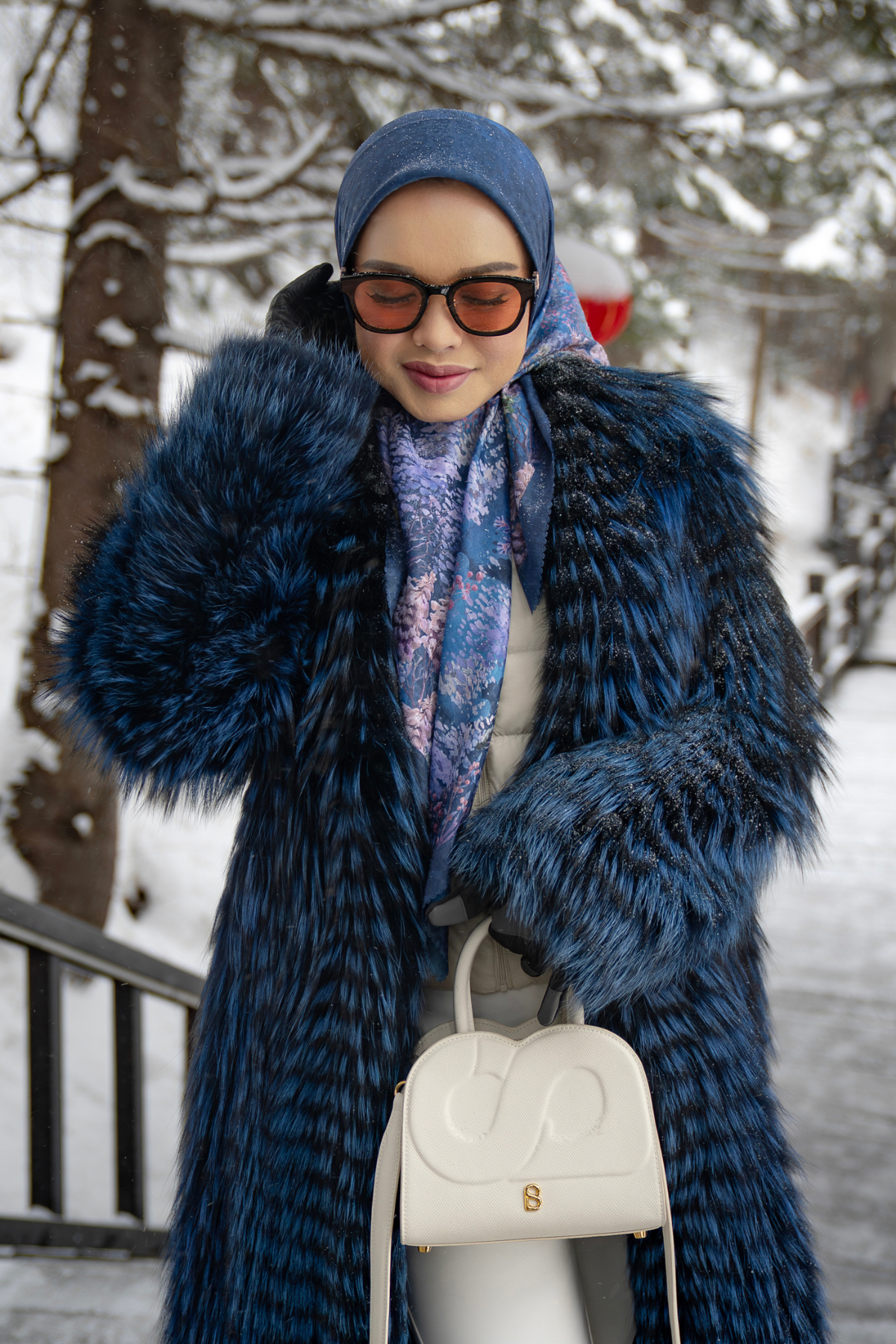 Holiday 3 Jacquard Voile - Sapphire Blue