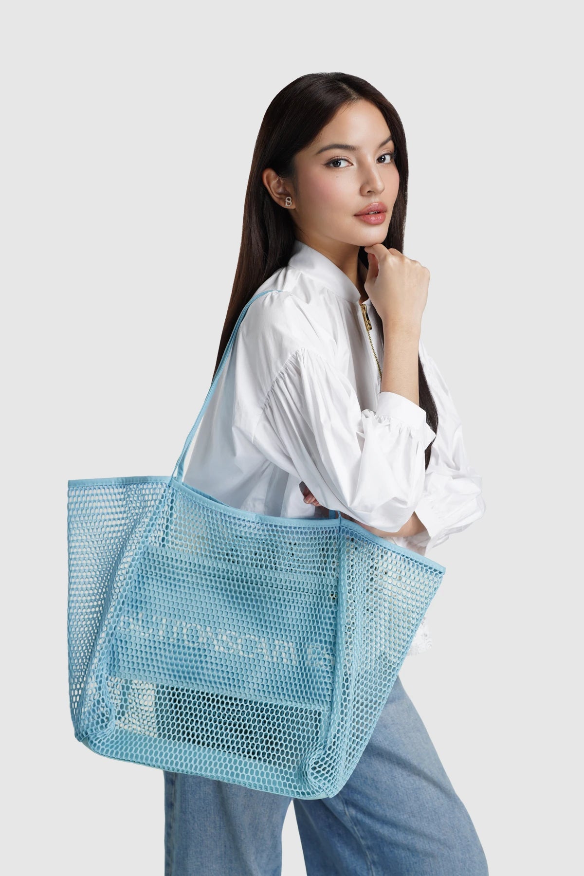 Mesh Tote Bag - Ocean