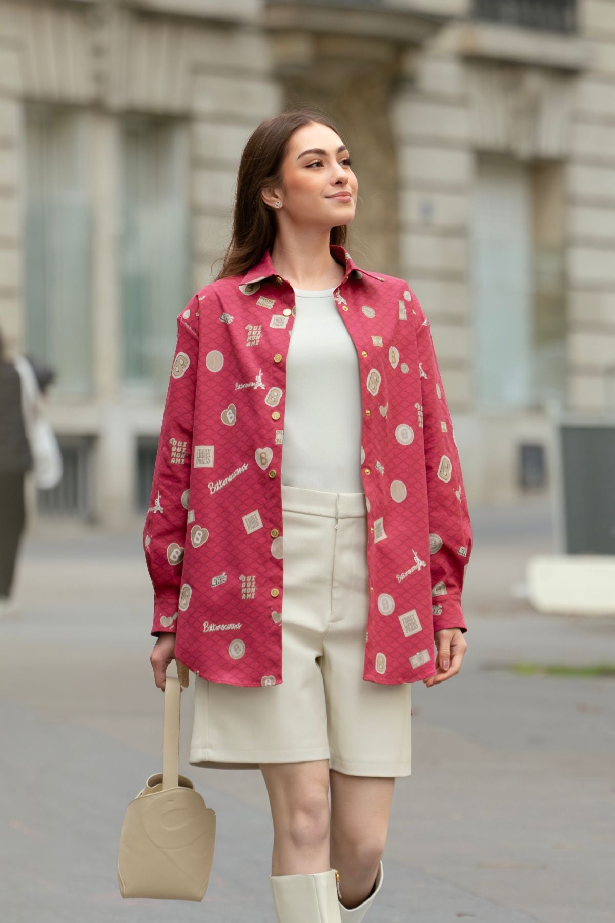 Parisian Basic Shirt - Fuchsia