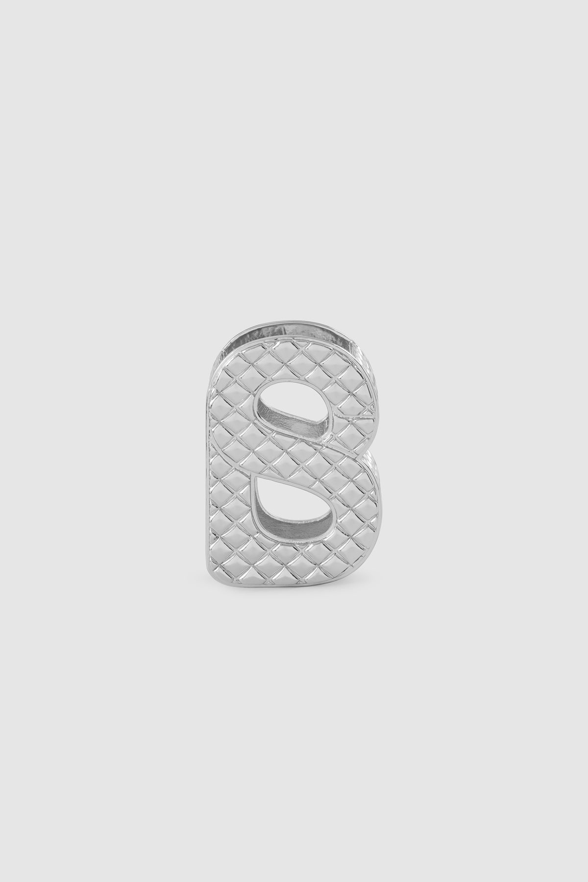 Wicker Ring Brooch - Silver