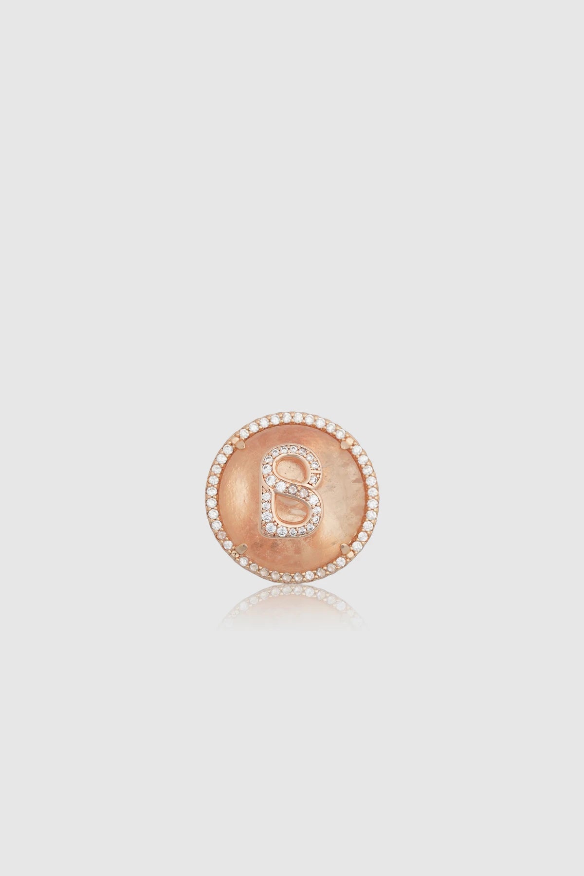 Liora Pin Brooch - Rose Clear Gold