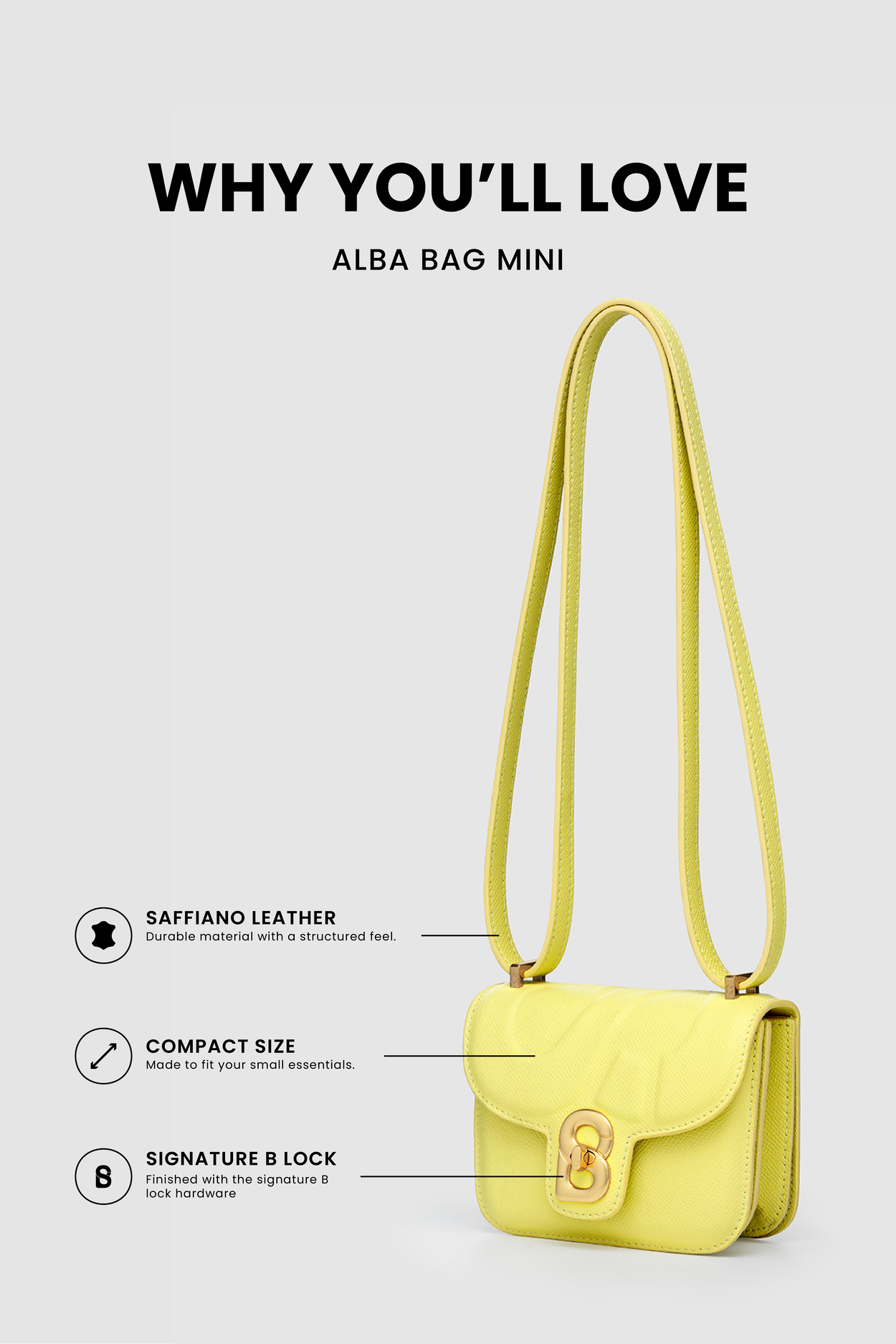 Alba Bag Mini - Yellow