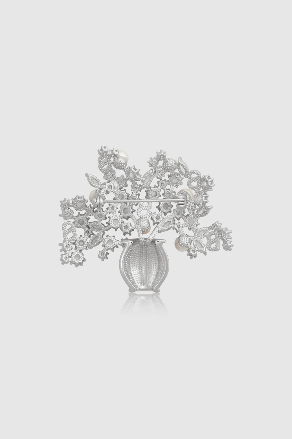 Bloomora Brooch - Silver