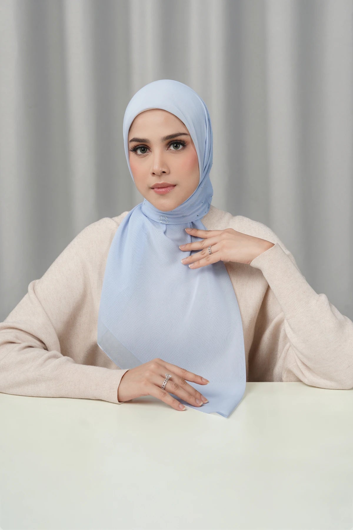 Everyday Glam Scarf - Ice Melt