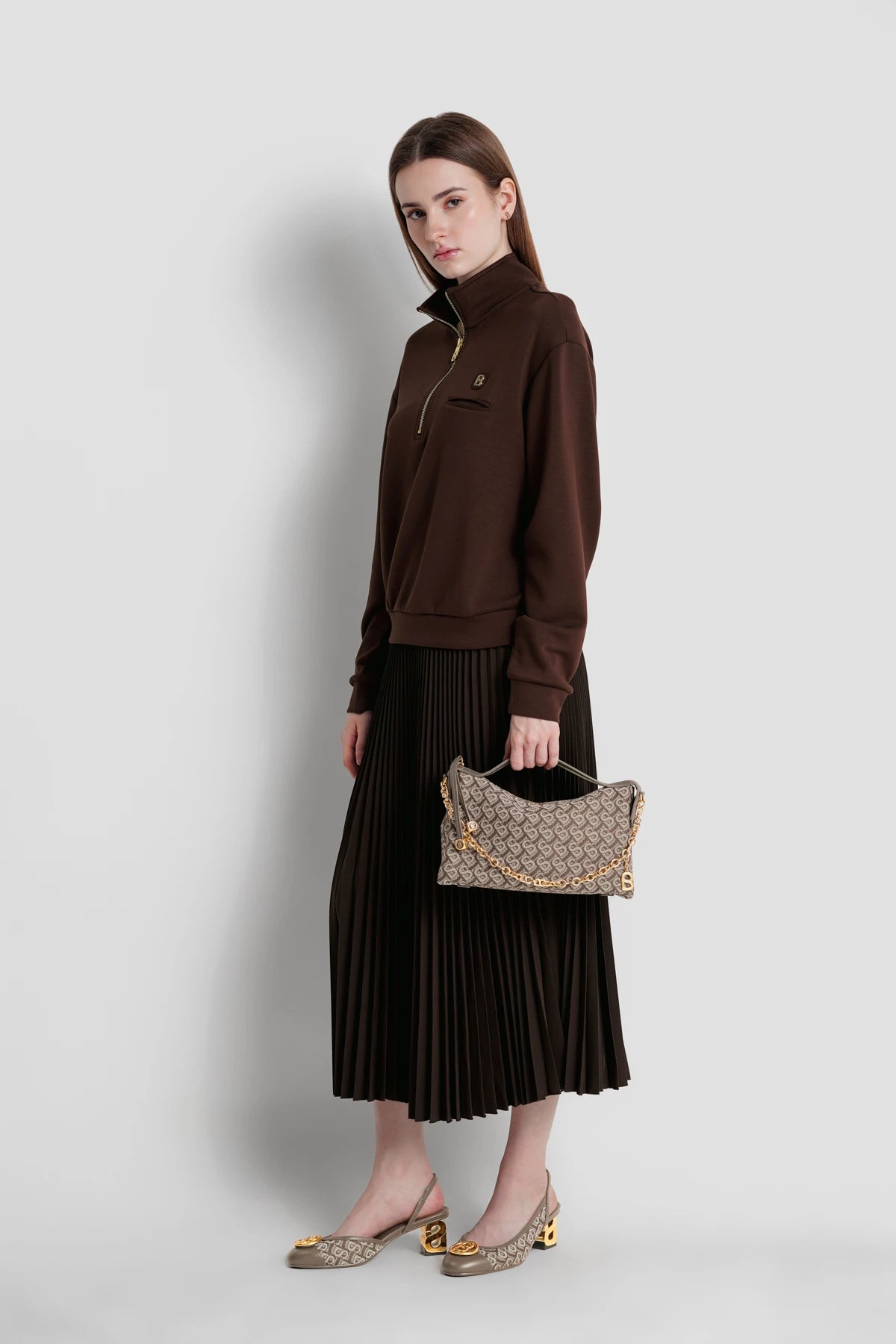 Isla Bag - Jacquard Brown