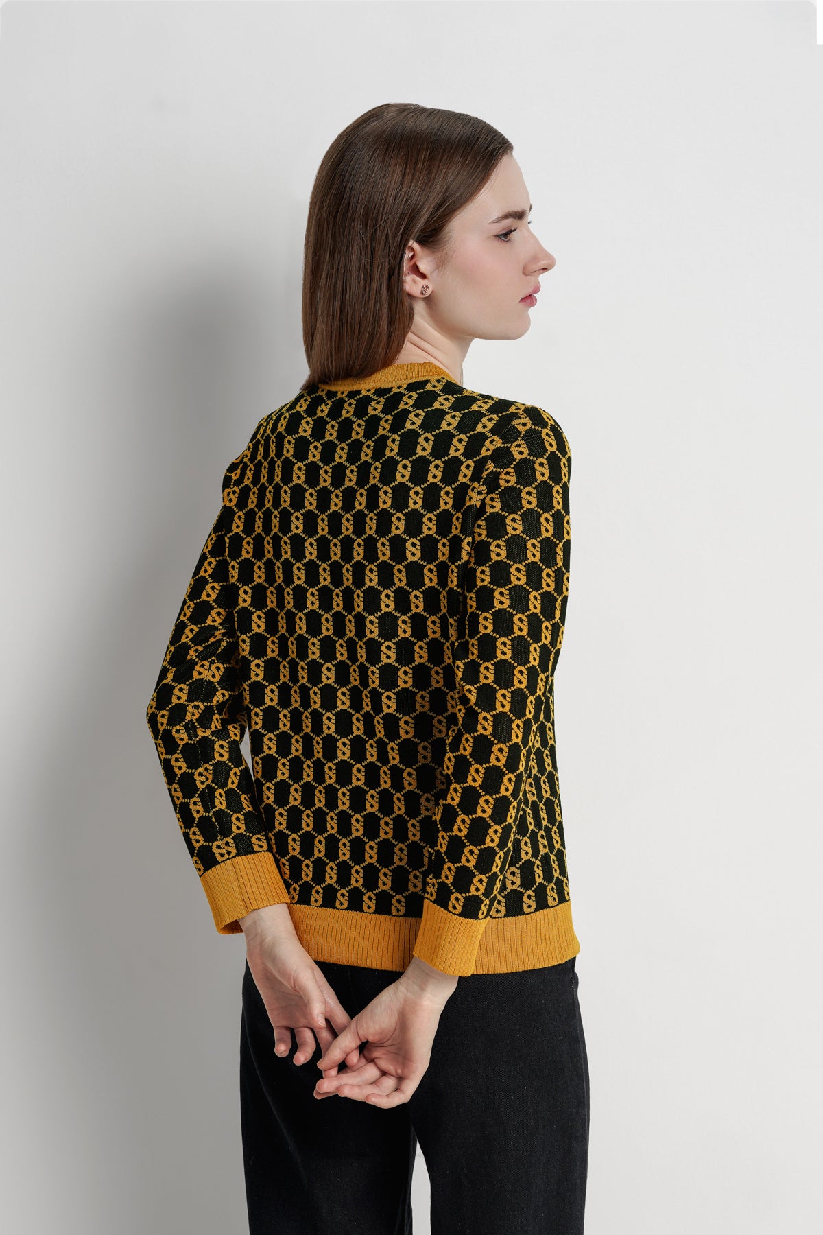 Signature Monogram Sweatshirt - Tumeric