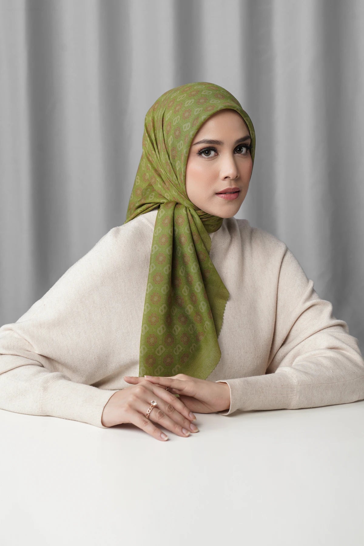 Songket Square - Palm