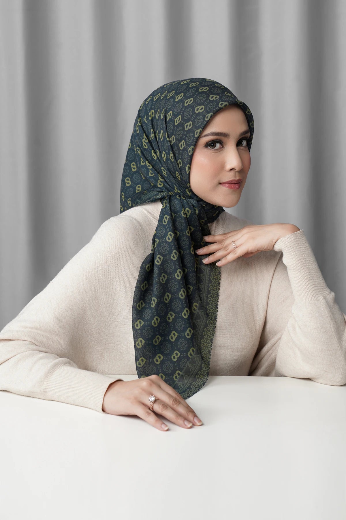 Songket Square - Peacock
