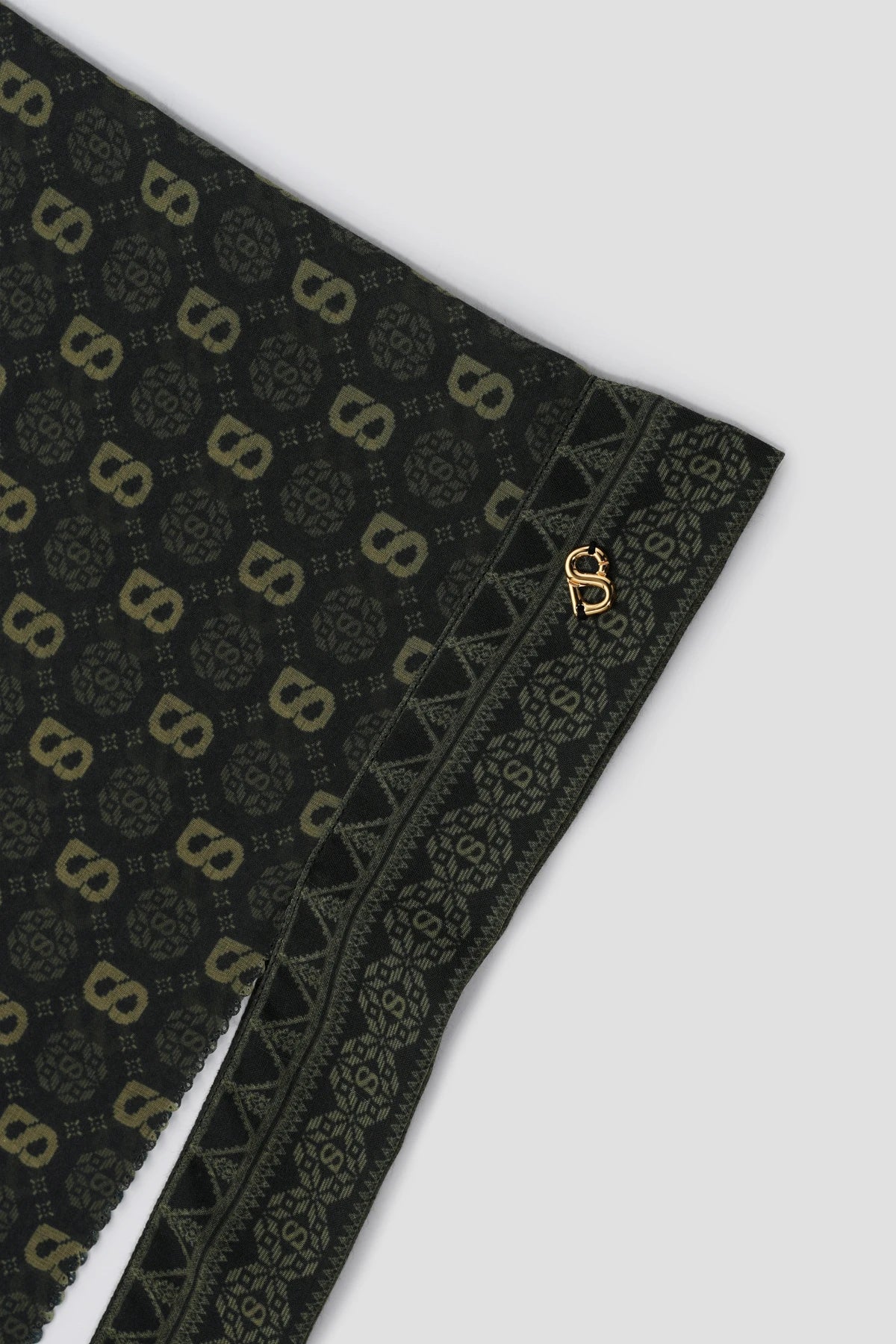 Songket Tie Back Shawl - Hornbill