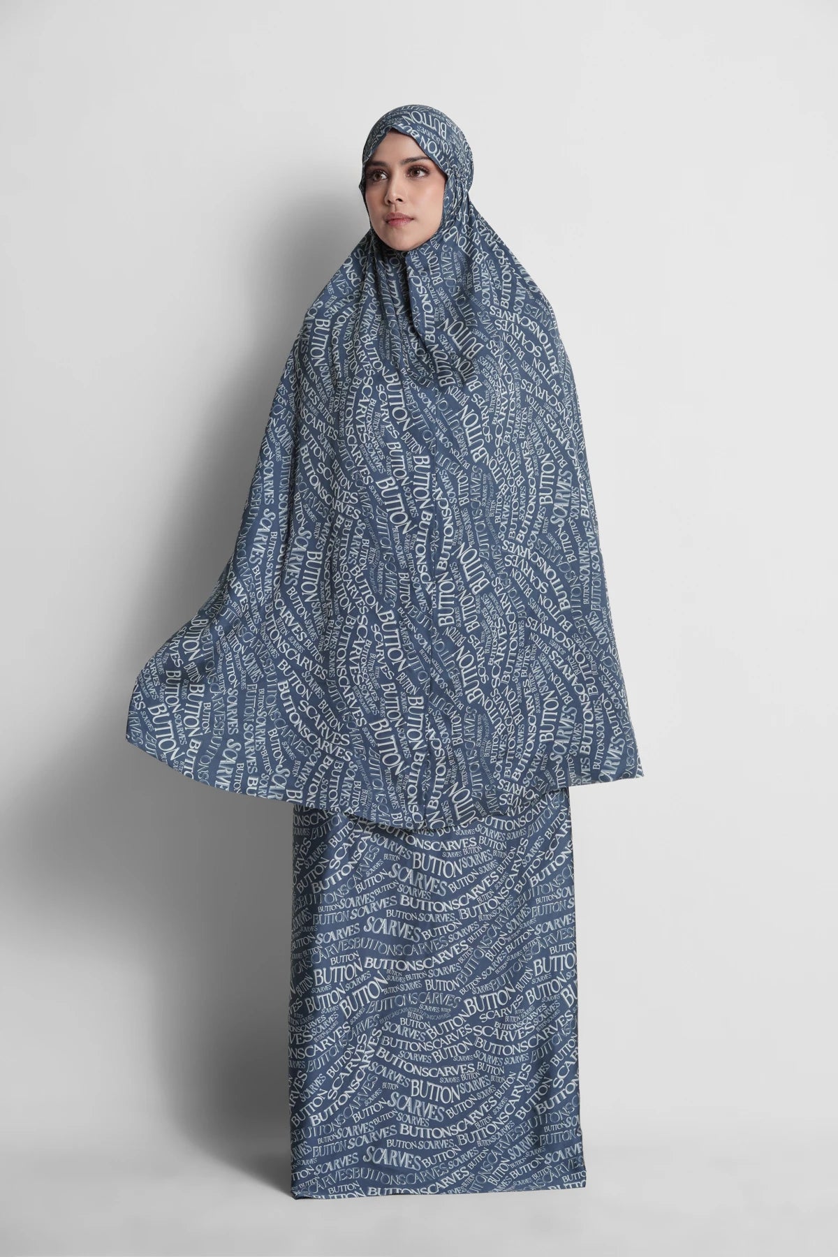 Waves Monogram Prayer Robe - Deep Dive