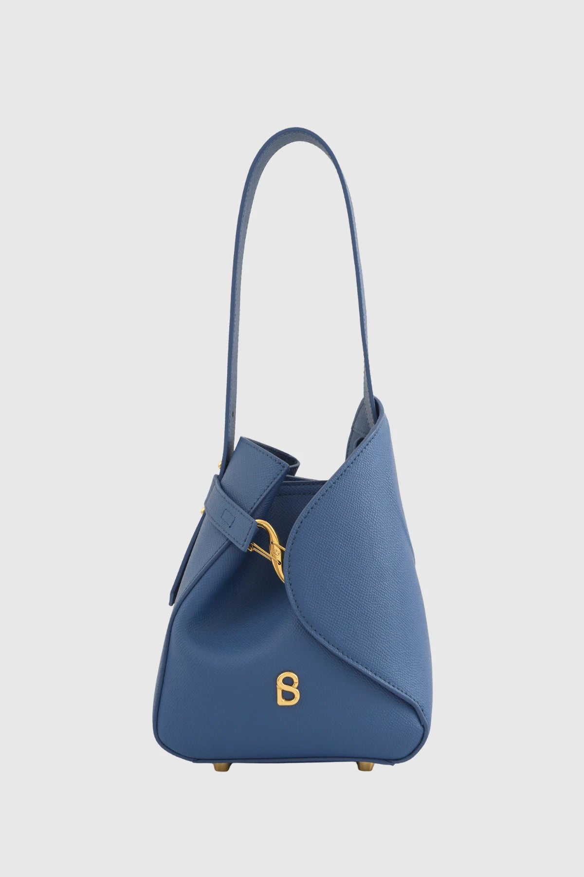Britney Bag Small - Saffiano Leather - Bluebell