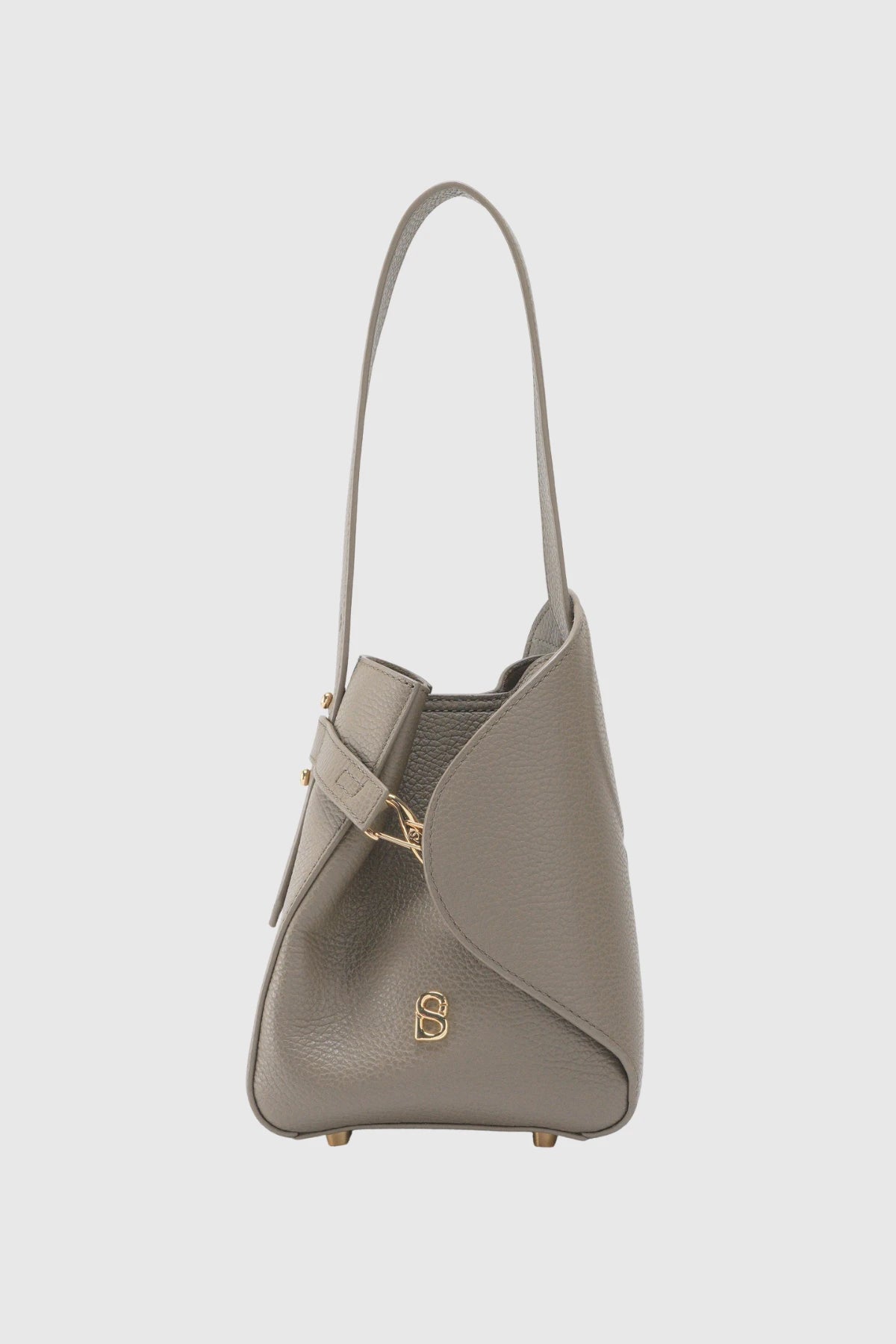 Britney Bag Small - Taupe in GHW