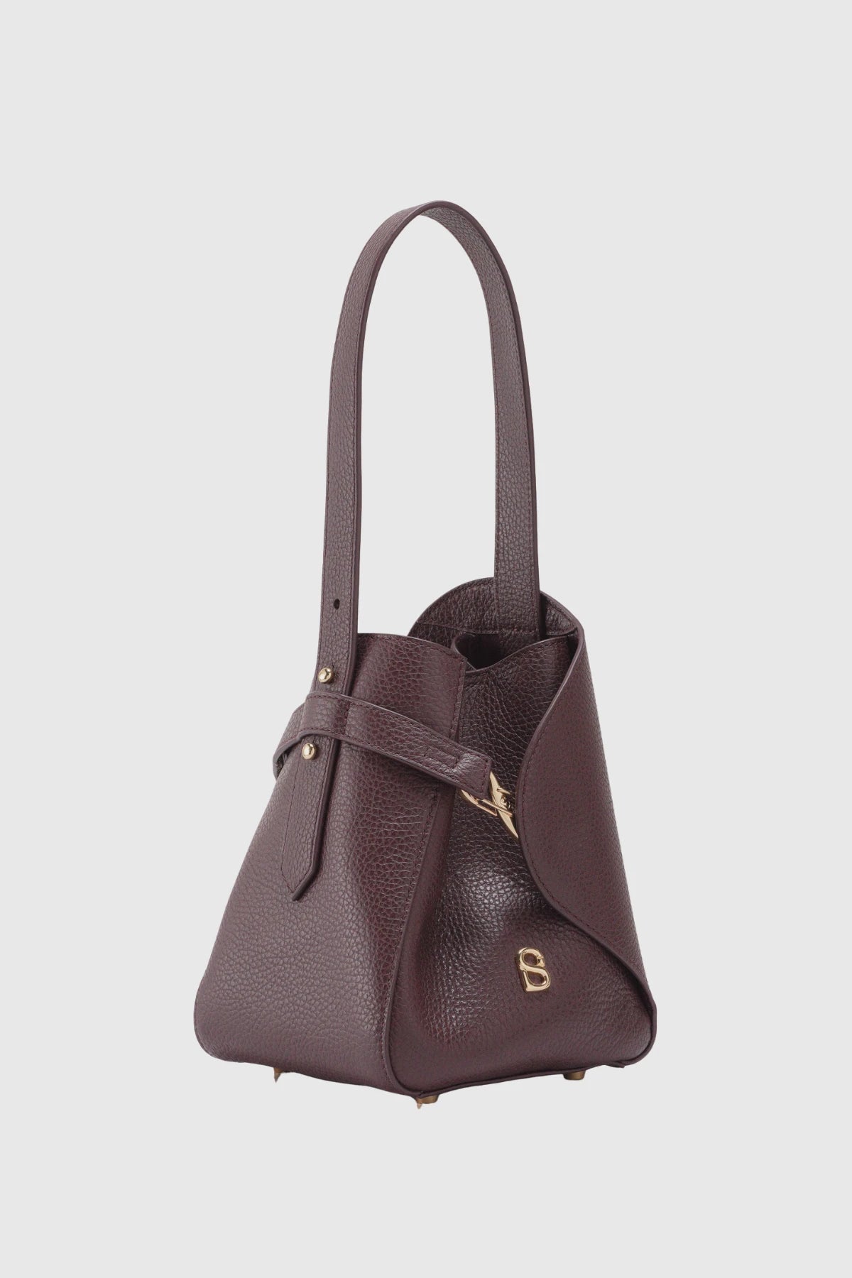 Britney Bag Small - Burgundy in GHW