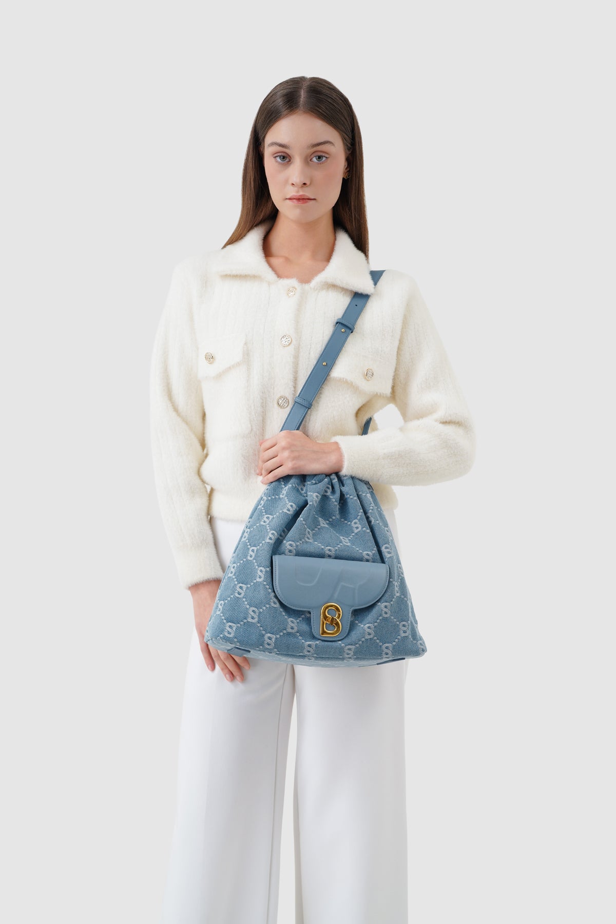 Alma Hobo Bag - Denim