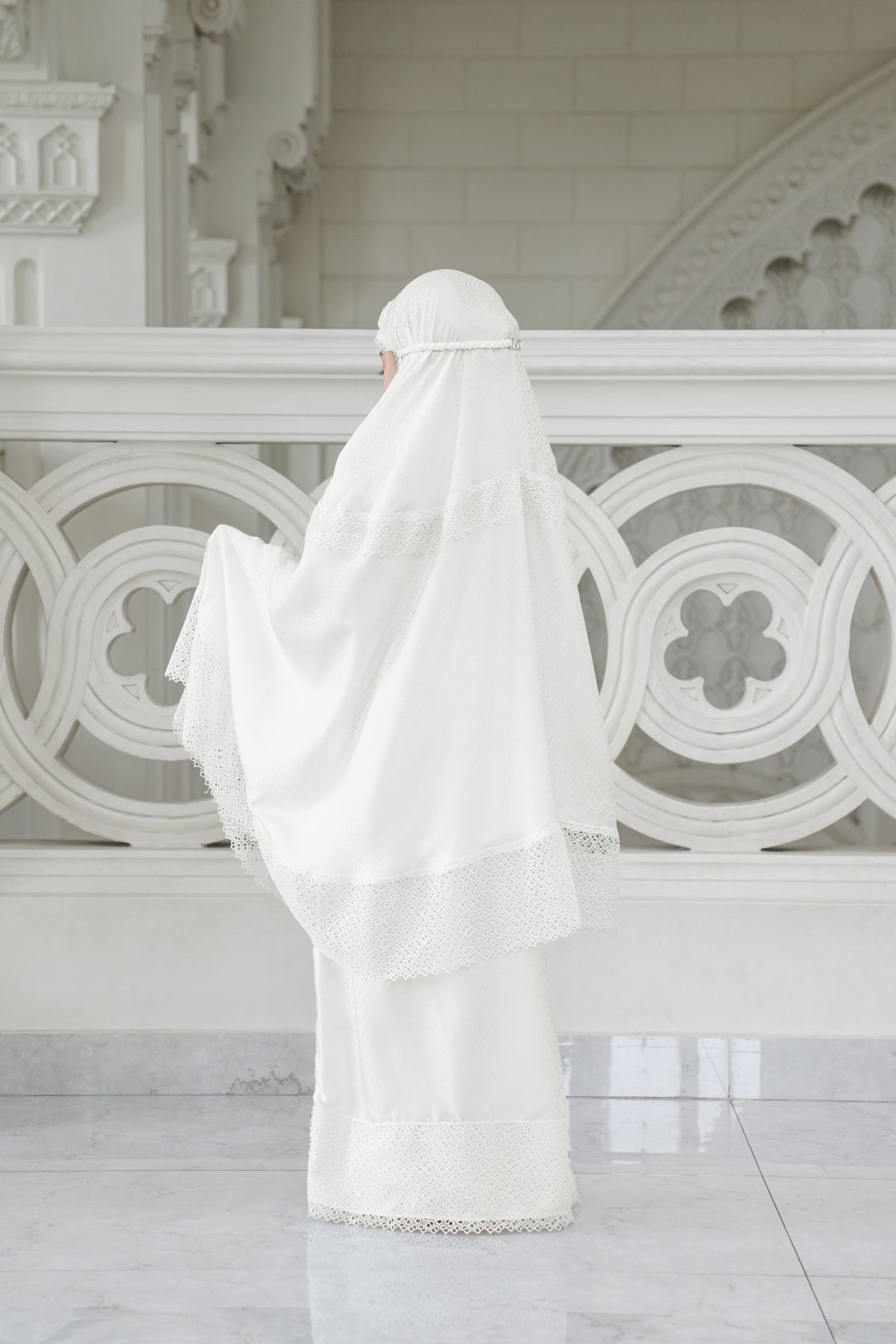 Safa Kids Prayer Robe - Broken White