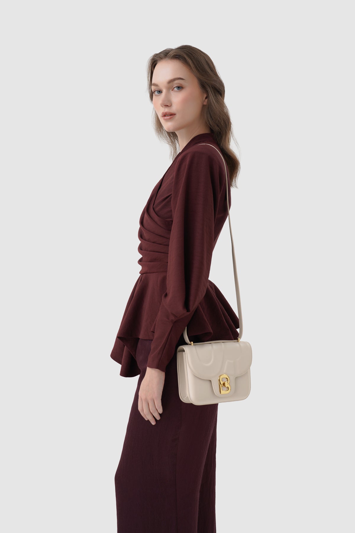 Alba Bag - Shiny Leather - Driftwood