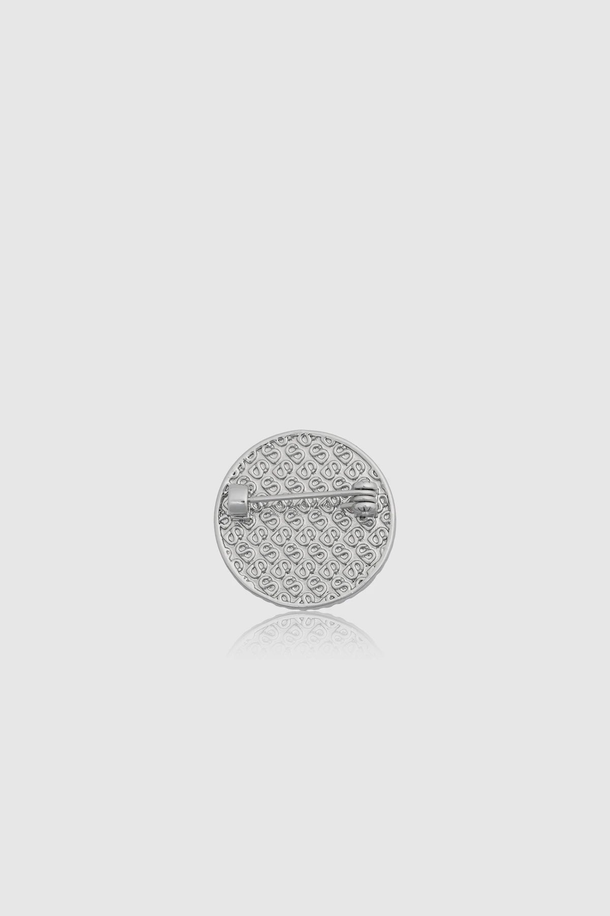 Liora Pin Brooch - White Marble