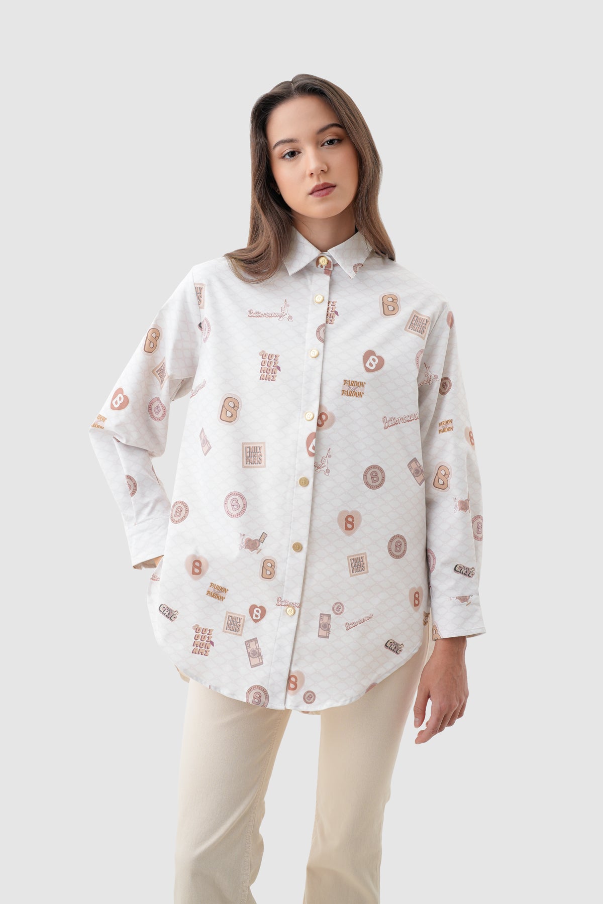 Parisian Basic Shirt - Ivory