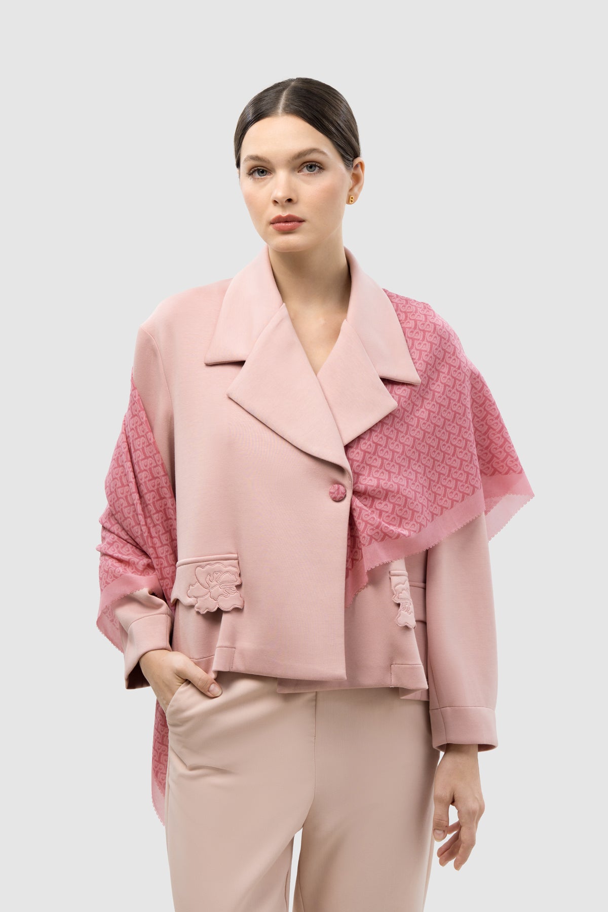 Bimu Twill Square - Plumeria