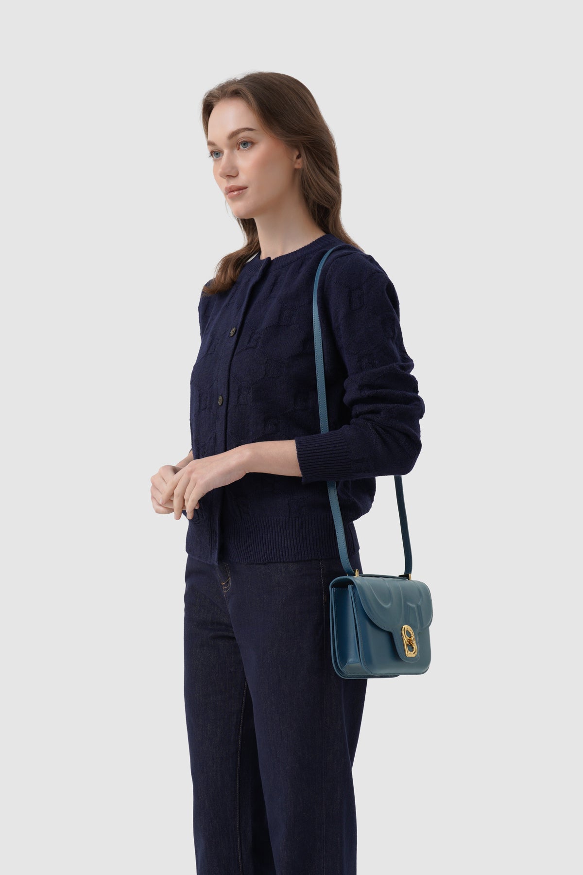 Alba Bag - Shiny Leather - Electric