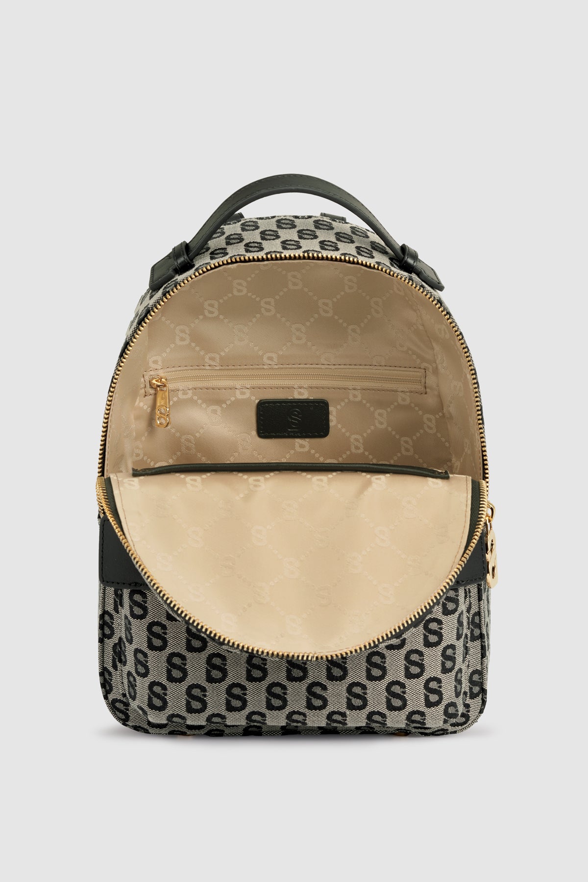 Monogram Backpack - Black