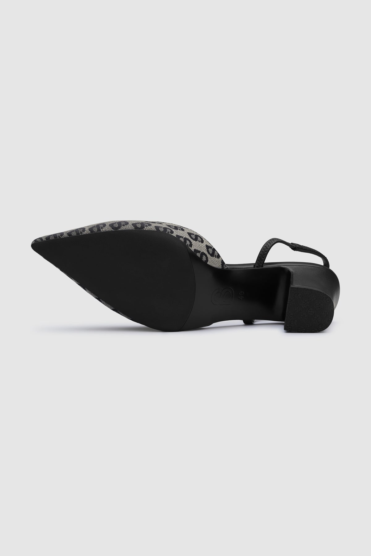Monogram Kylie Heels - Black