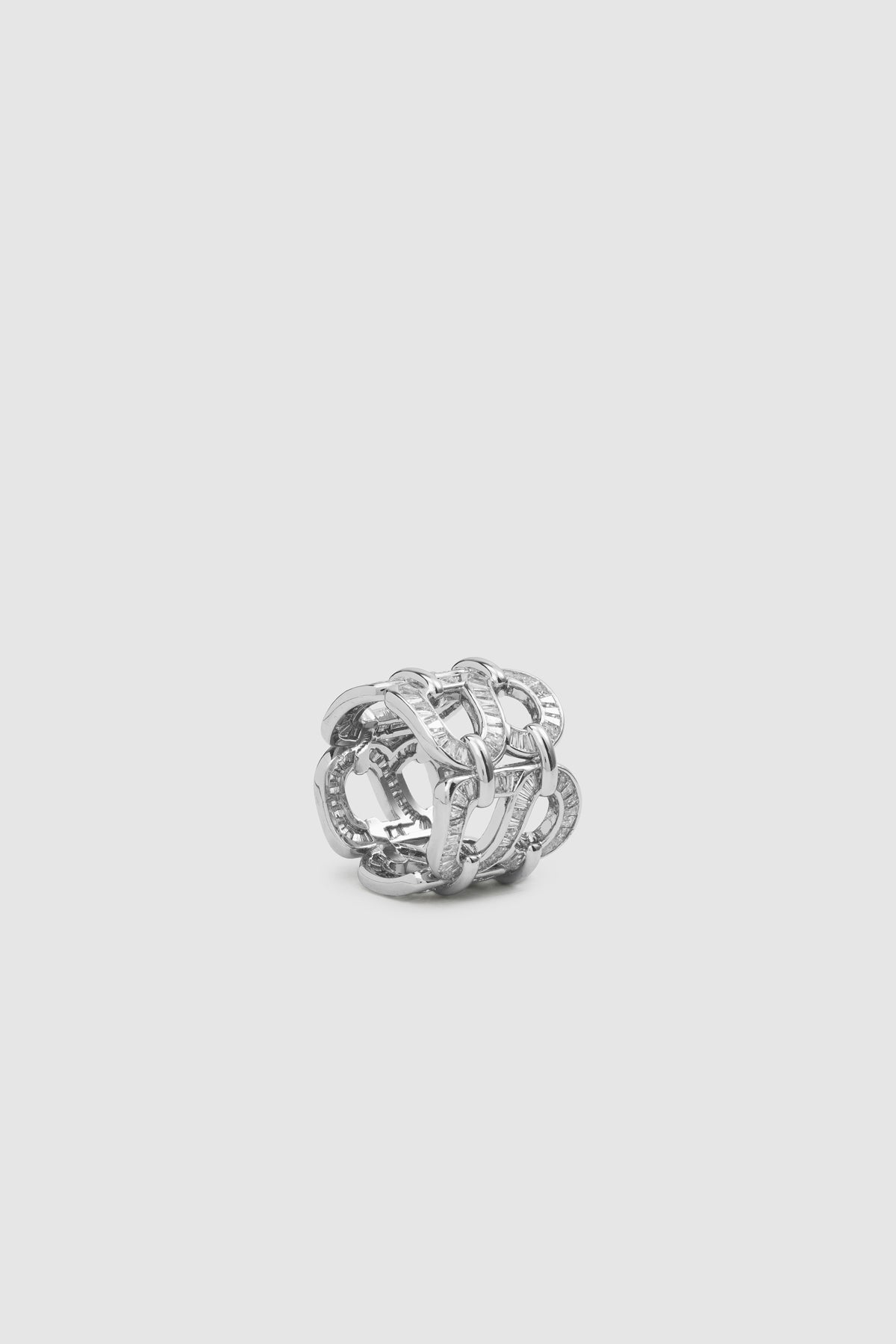 Lavish Ring Brooch - Silver