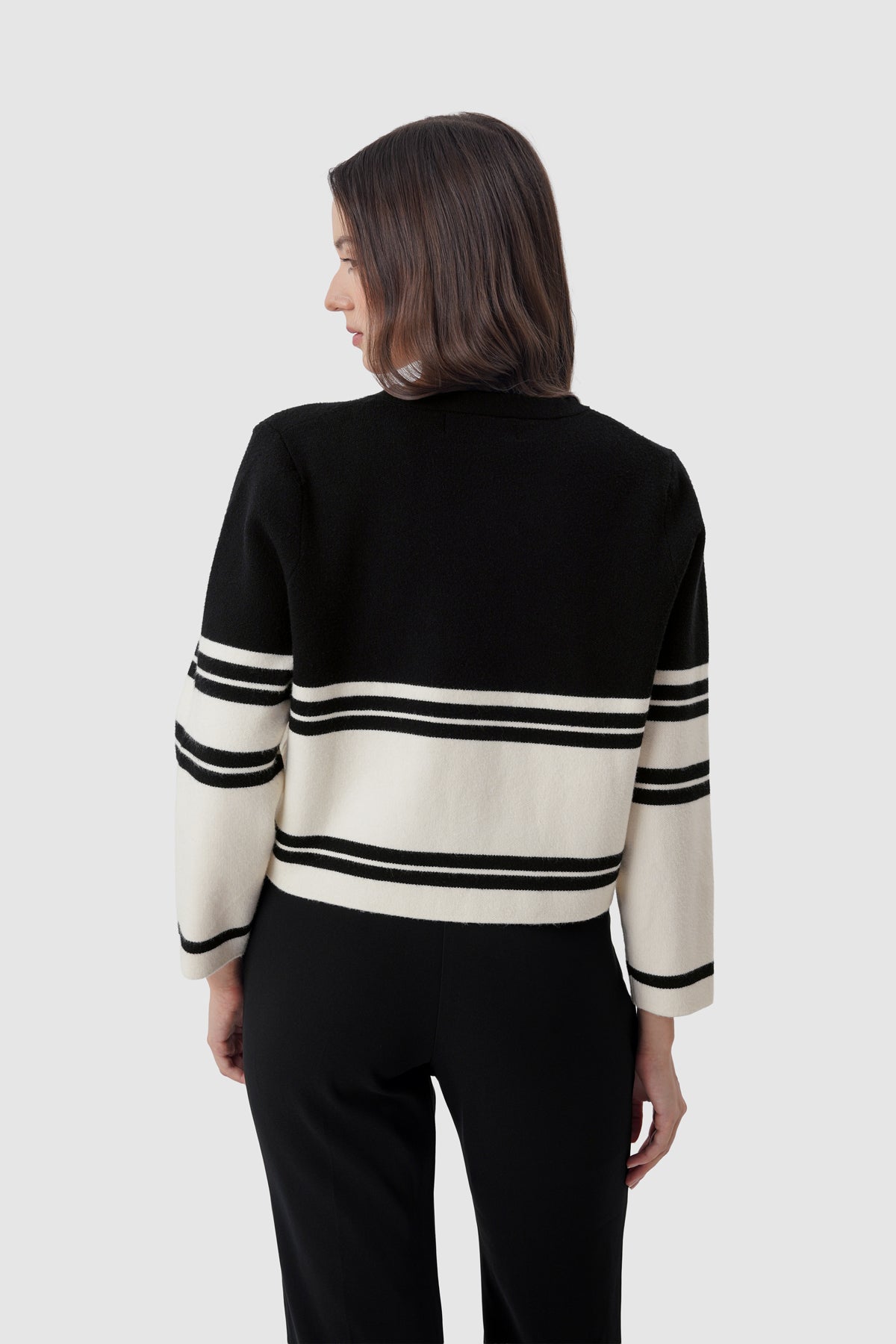 Alexa Crop Jacket - Black