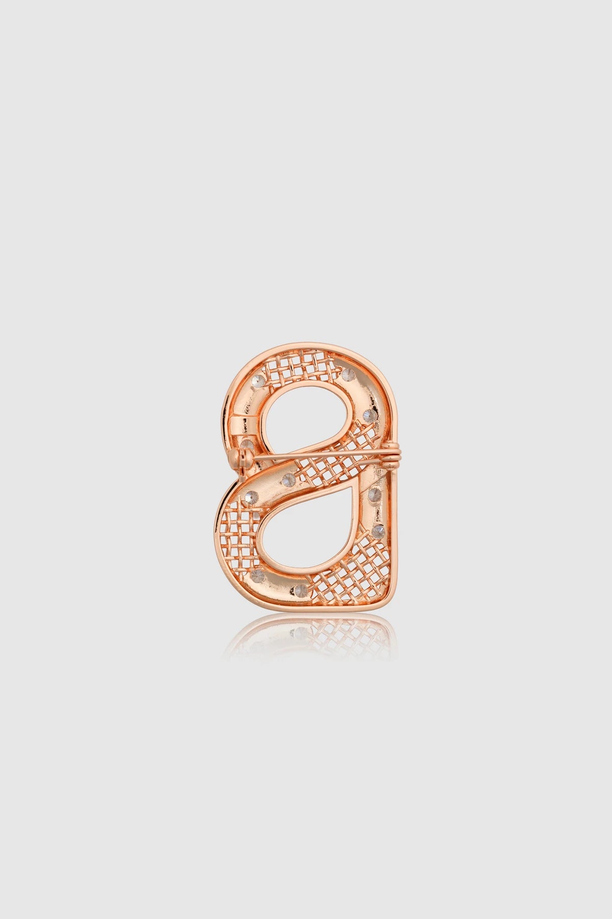Leona Brooch - Rose Gold