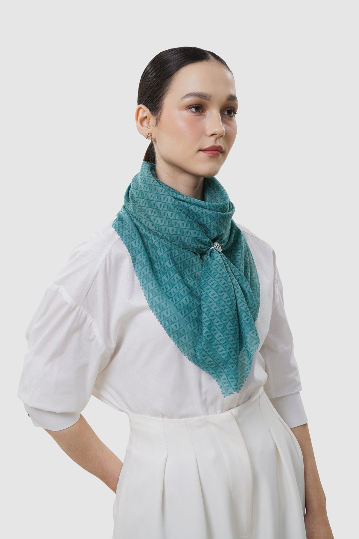 Interlock Square - Teal