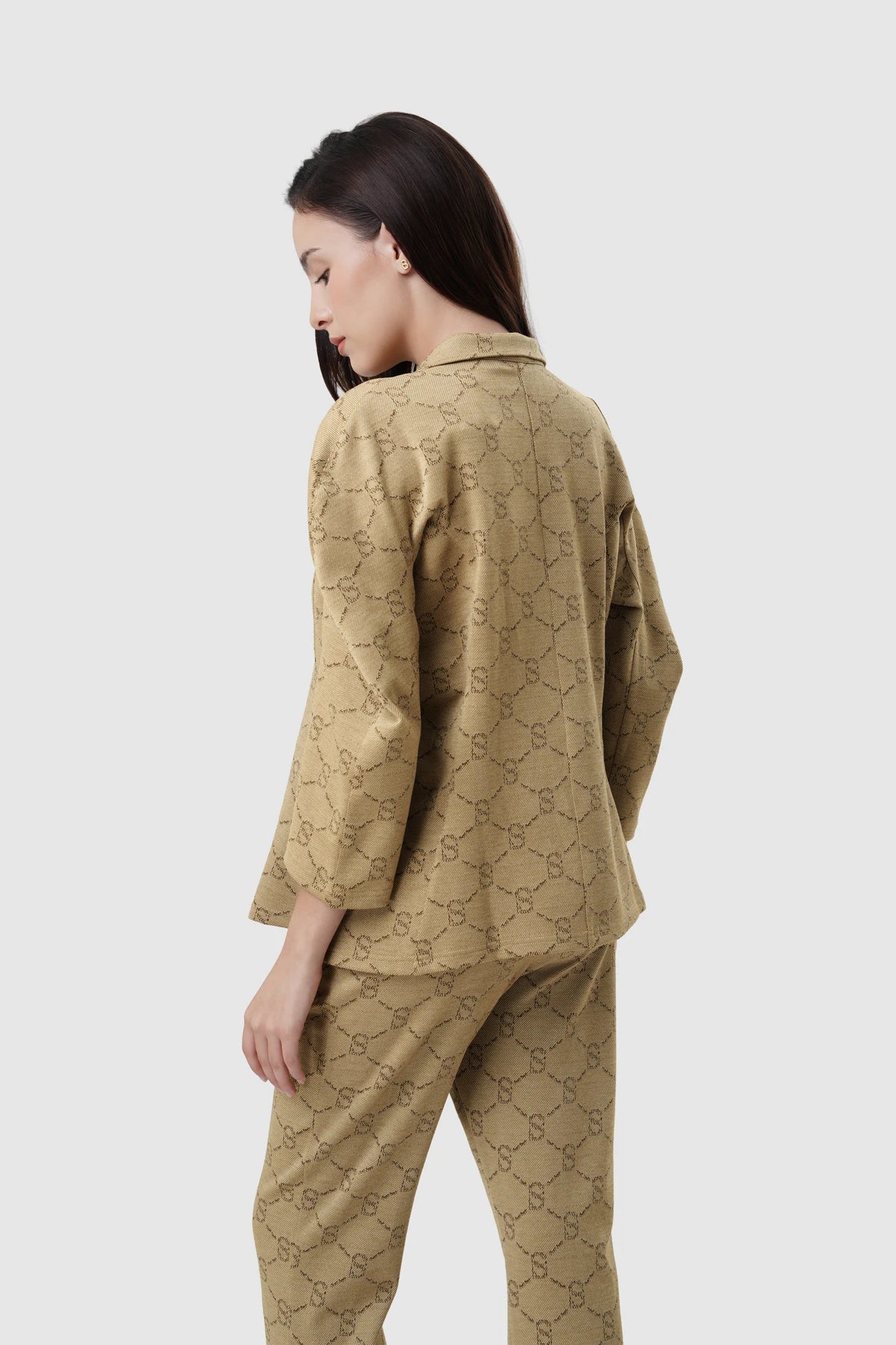 Beverly Monogram Sweatshirt - Brown