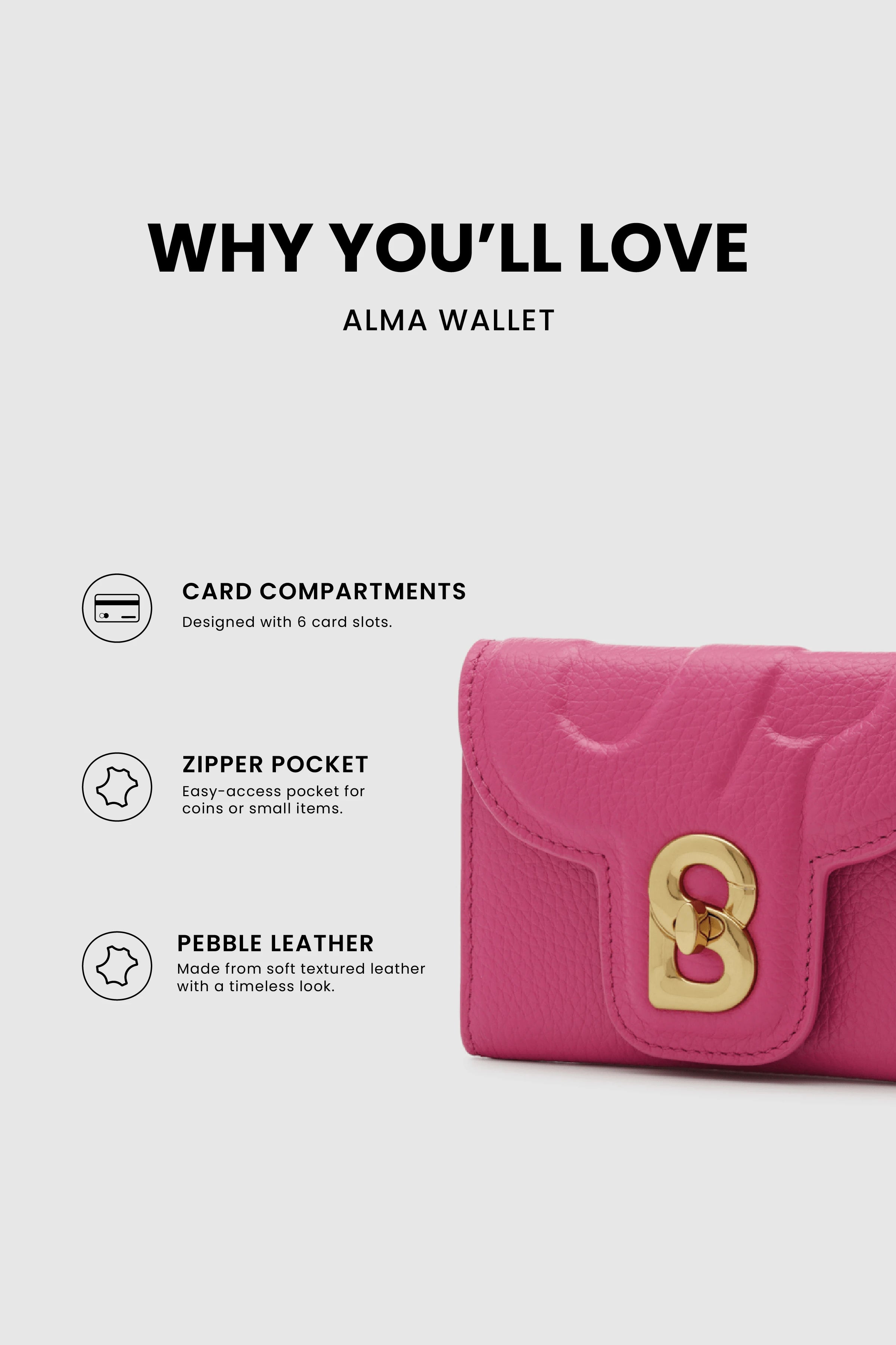 Alma Wallet - Magenta