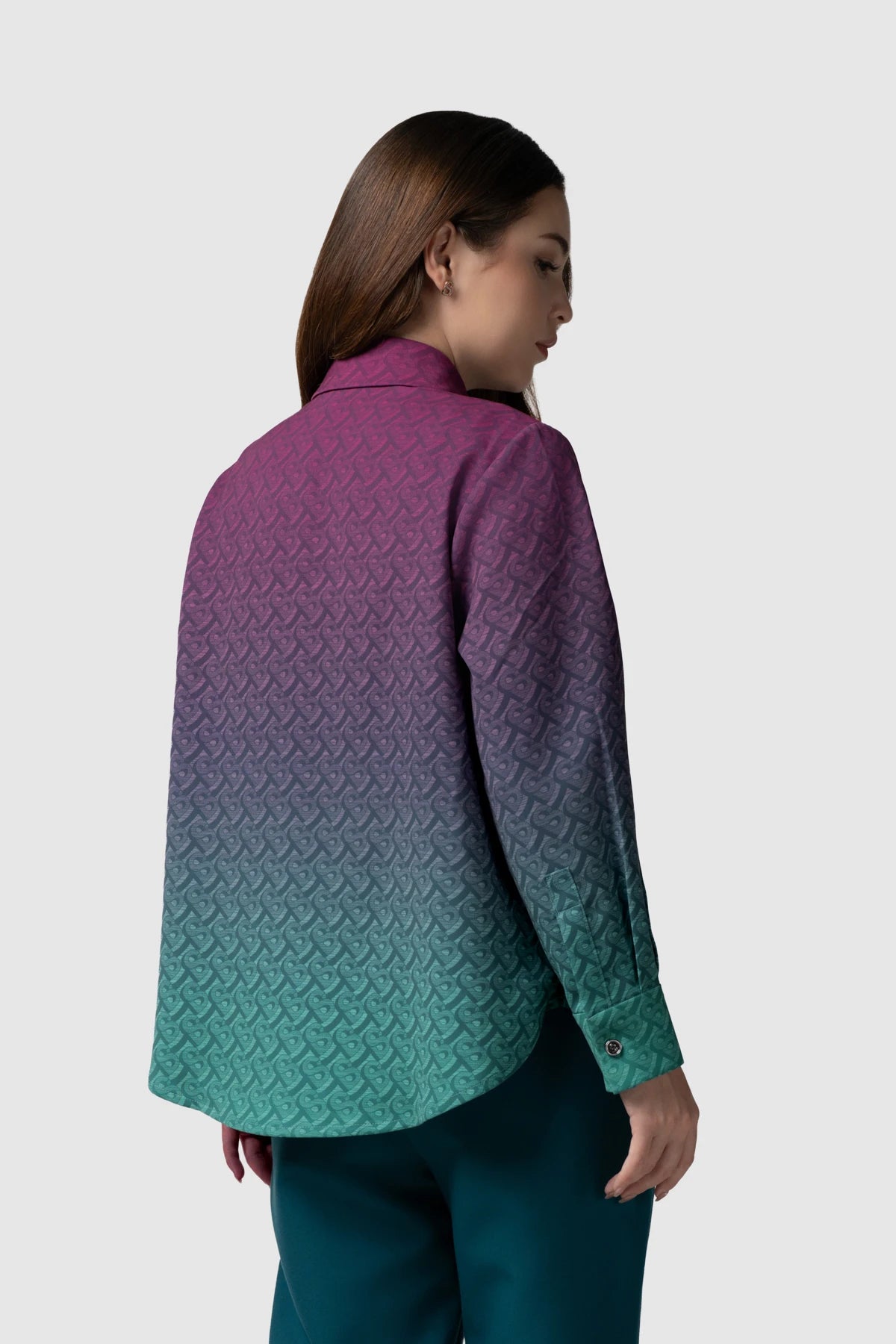 Tropical26 Basic Shirt - Fuchsia/Teal