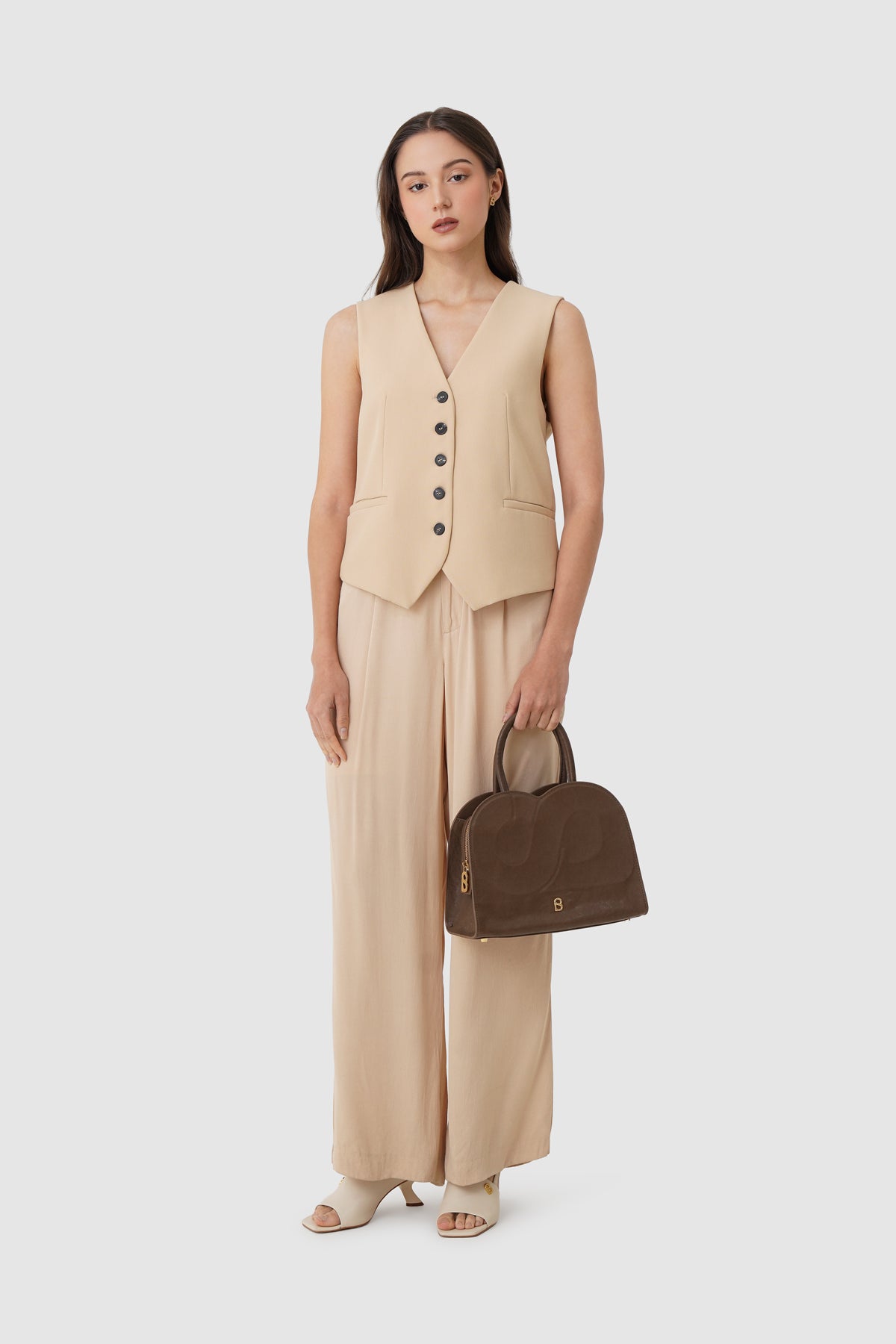 Joy Bag Medium - Calf Leather - Brown