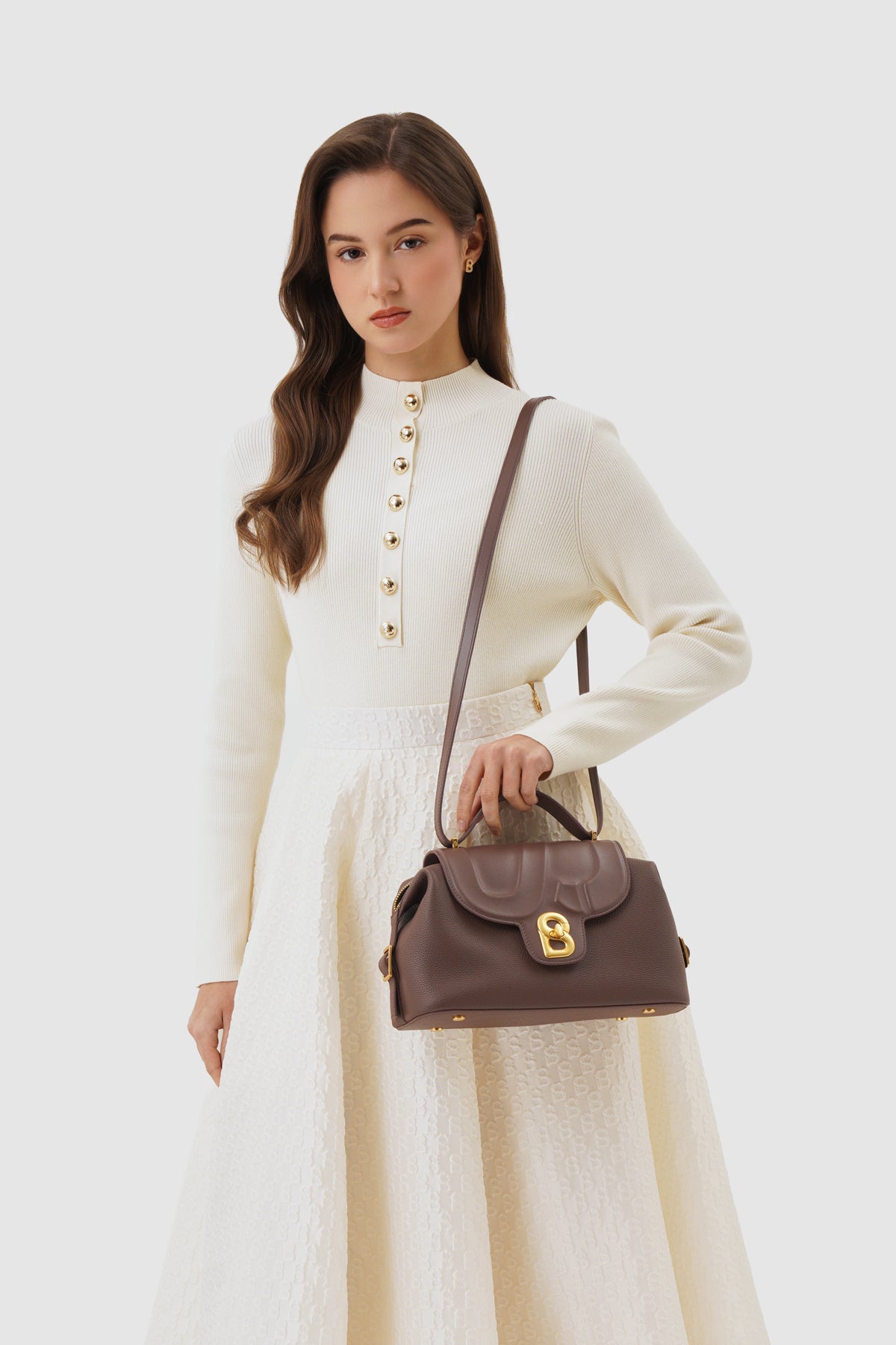 Alma Shoulder Bag - Brown