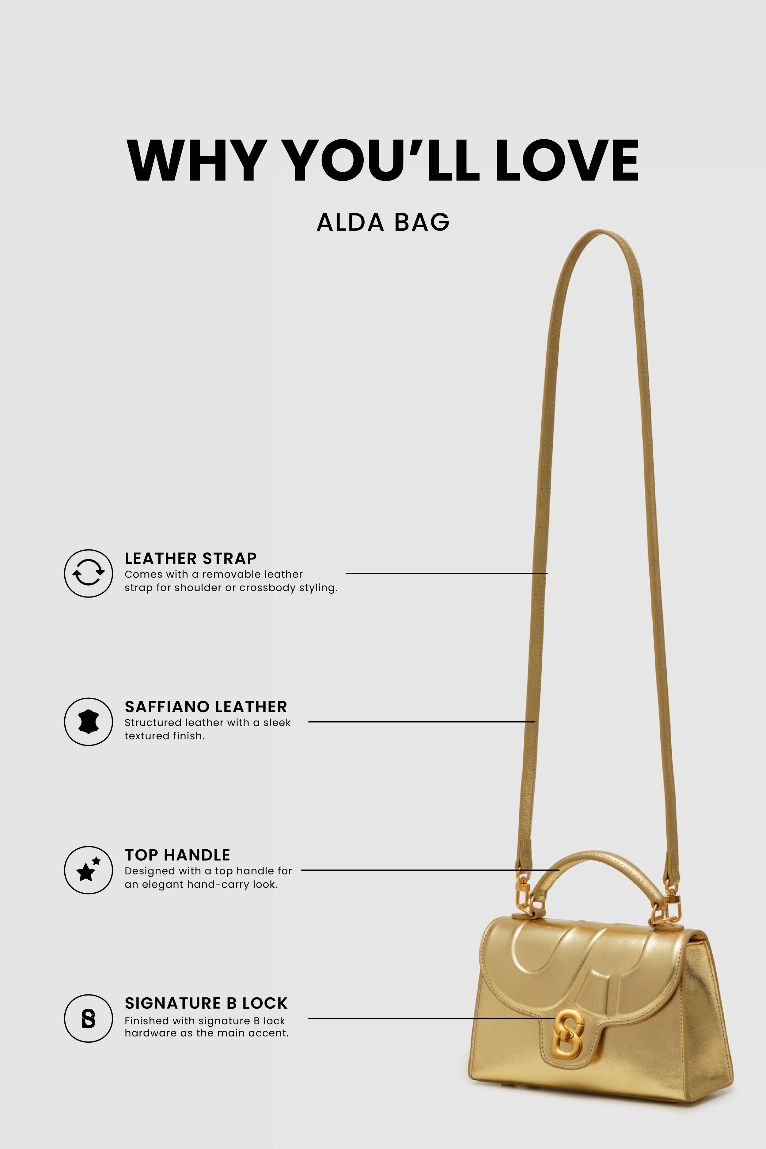 Alda Bag - Gold