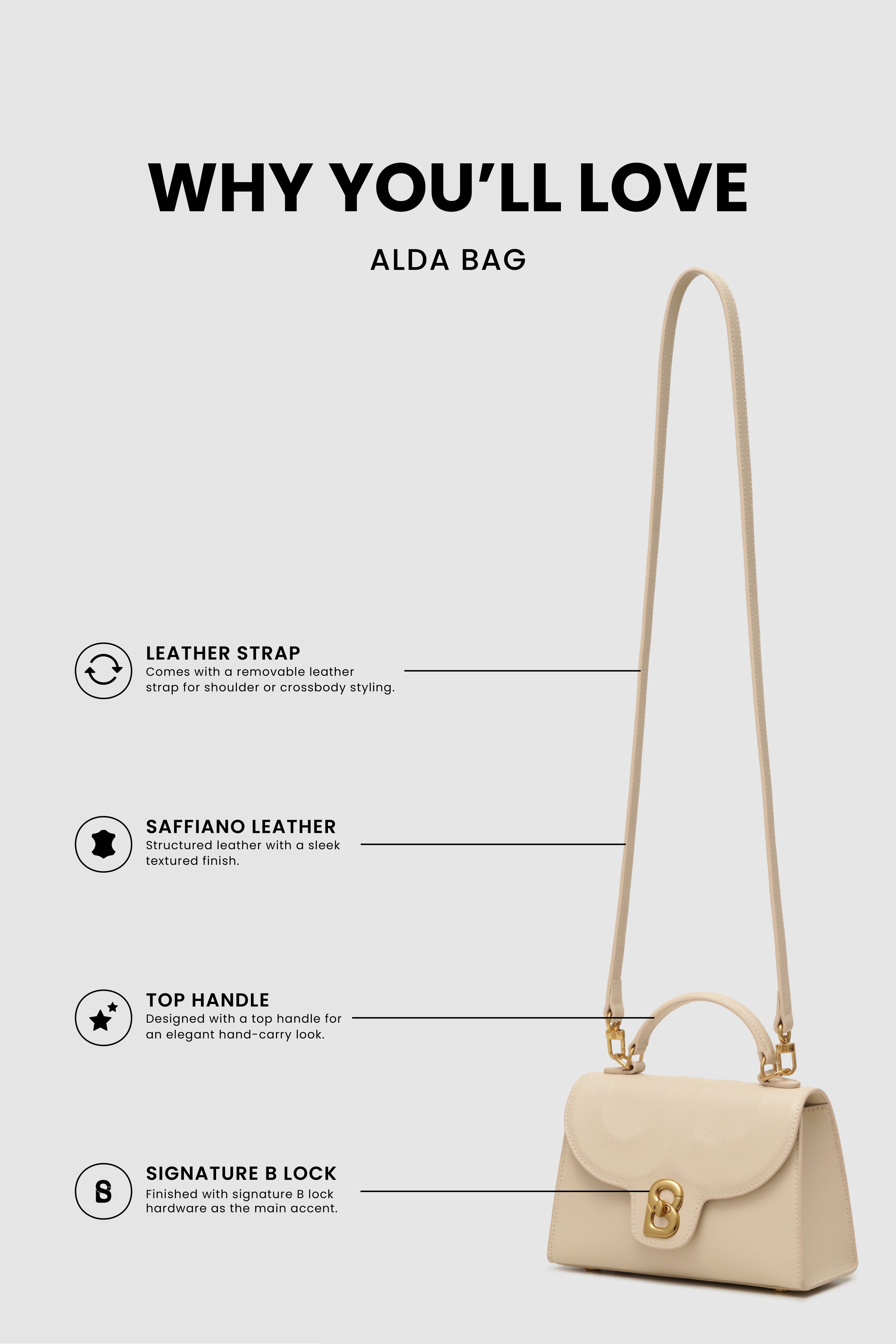 Alda Bag - Ivory Sand