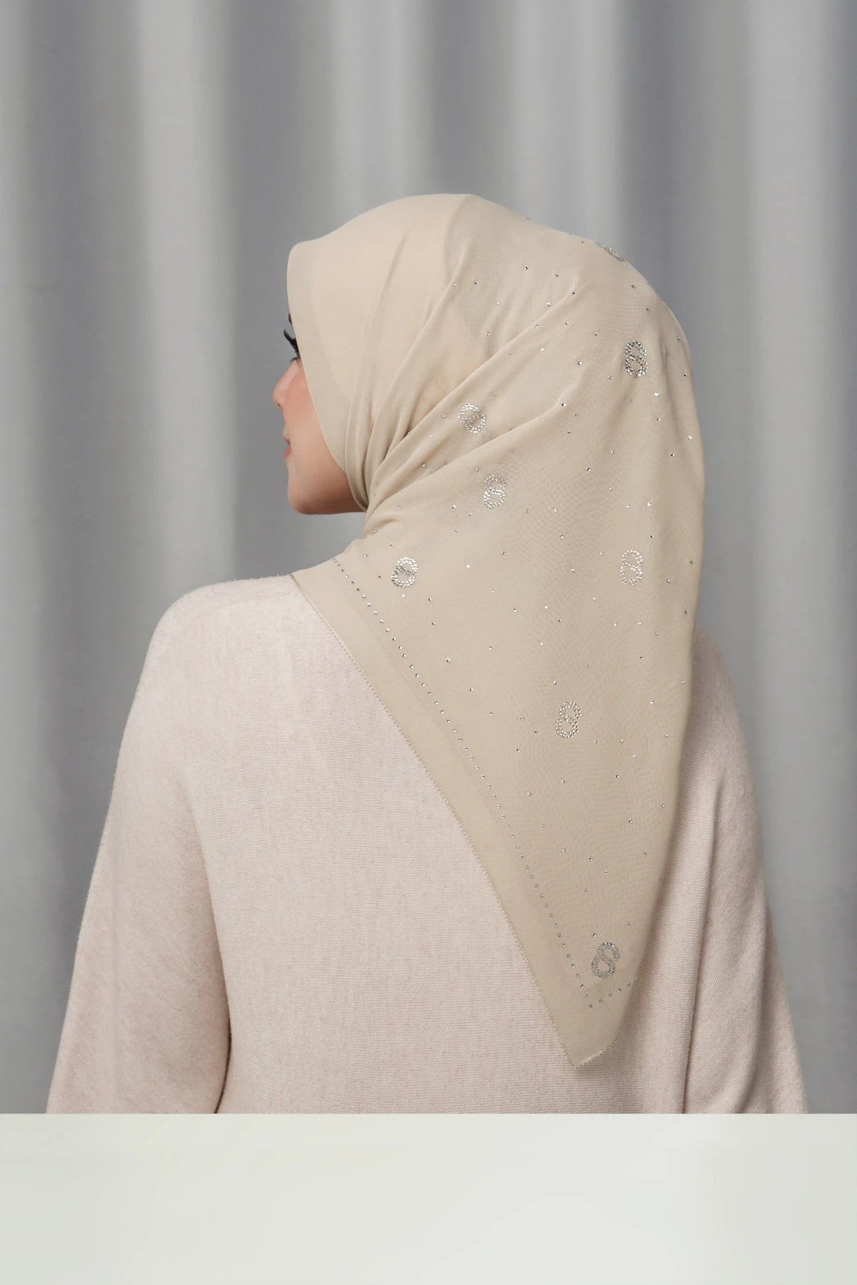 Everyday Glam Scarf - Almond