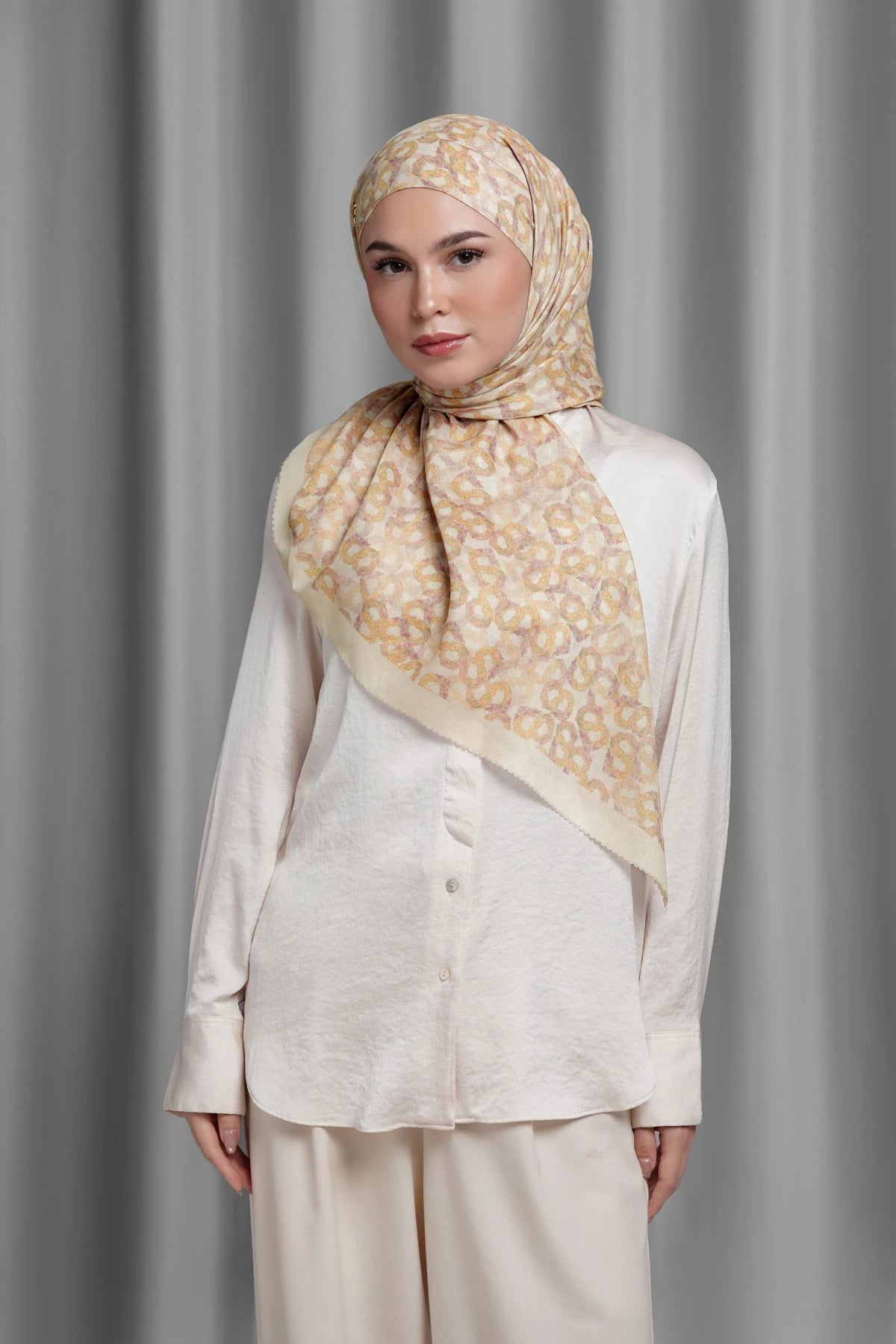 Samla de Fleur Tie Back Square - Morn