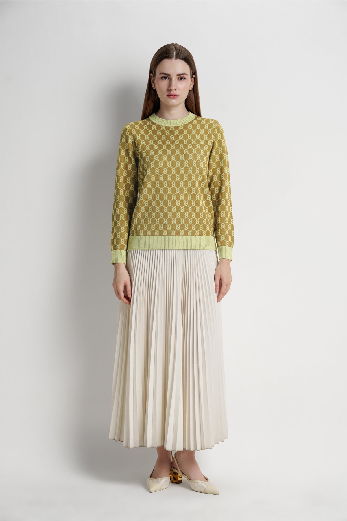 Signature Monogram Sweatshirt - Moss