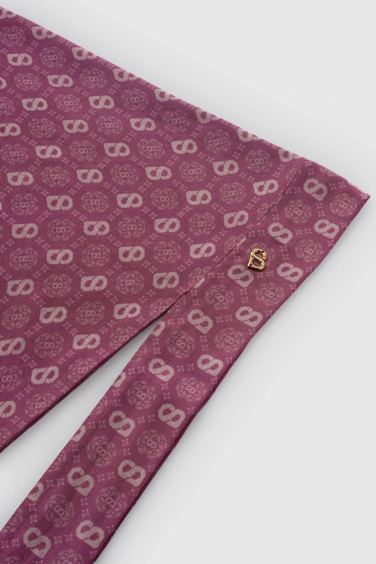 Songket Tie Back Square - Orchid