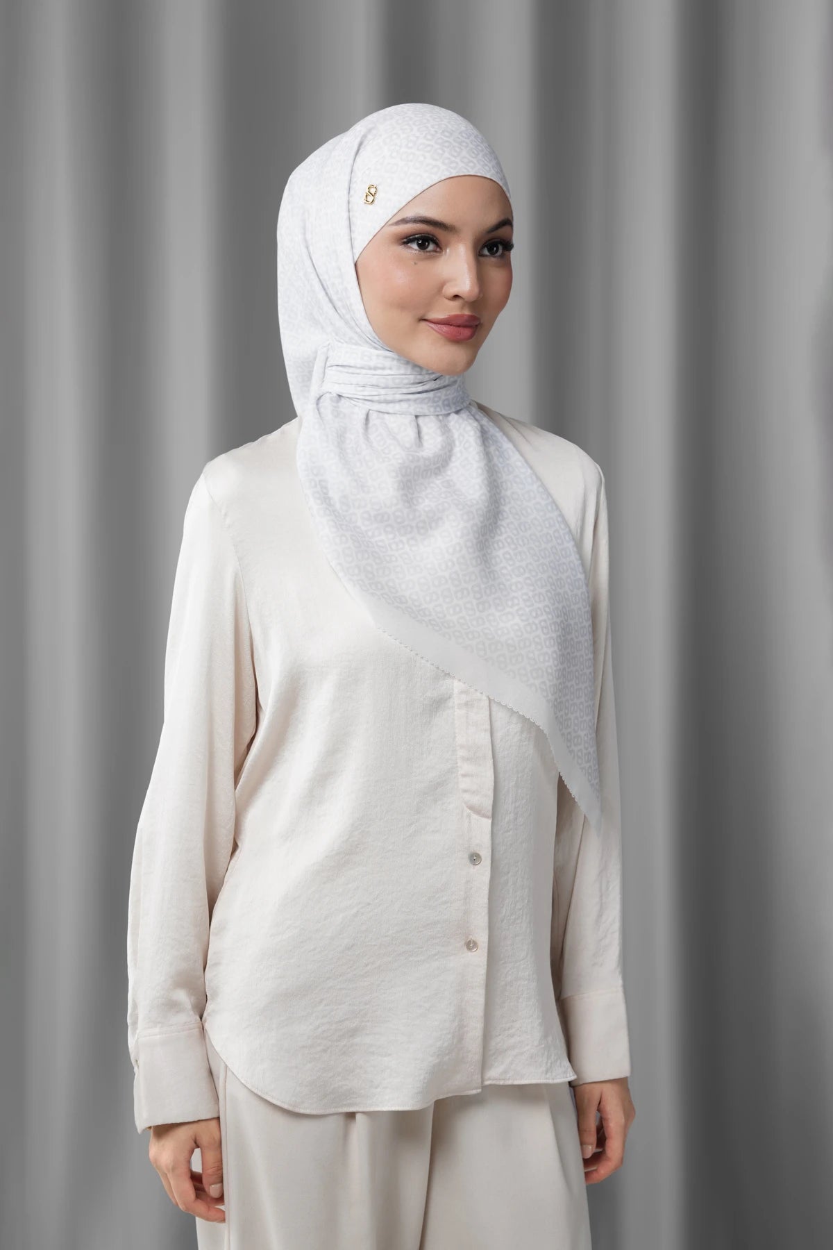Tapis Tie Back Square - Bright White