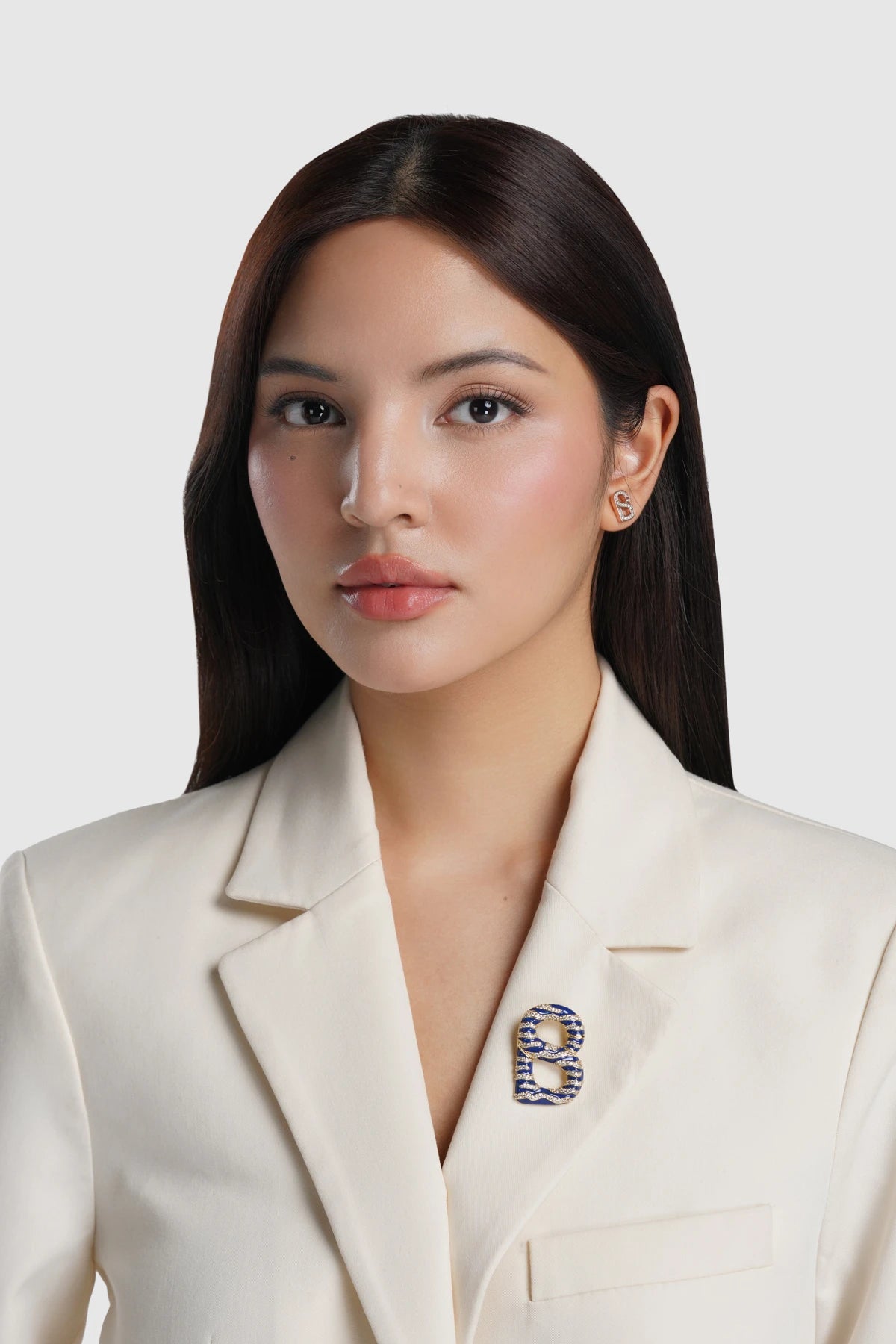Signature Maris Brooch - Blue