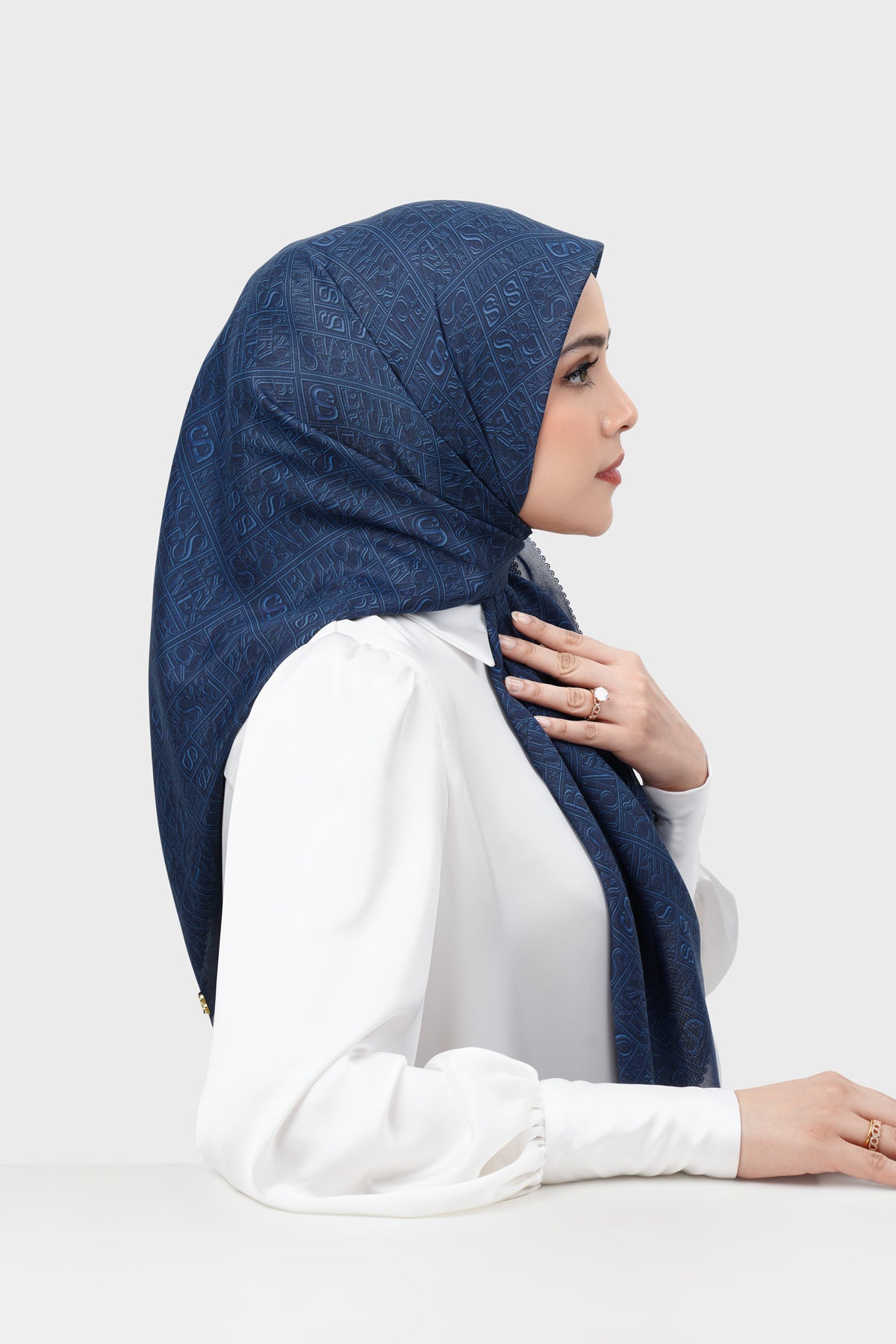 Typograph Square - Estate Blue