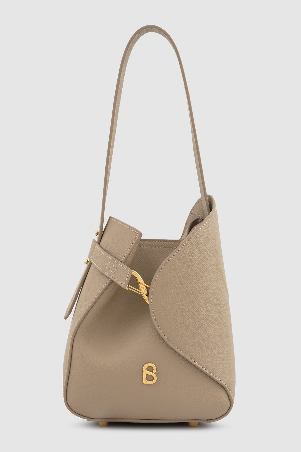Britney Bag Small - Saffiano Leather - Clay