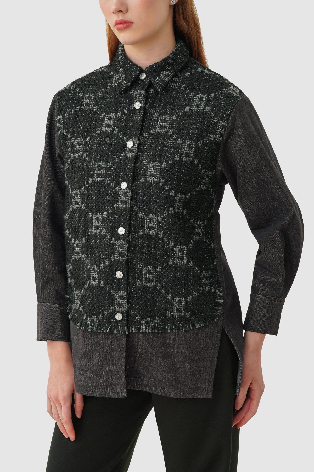 Beverly Tweed Shirt - Eclipse