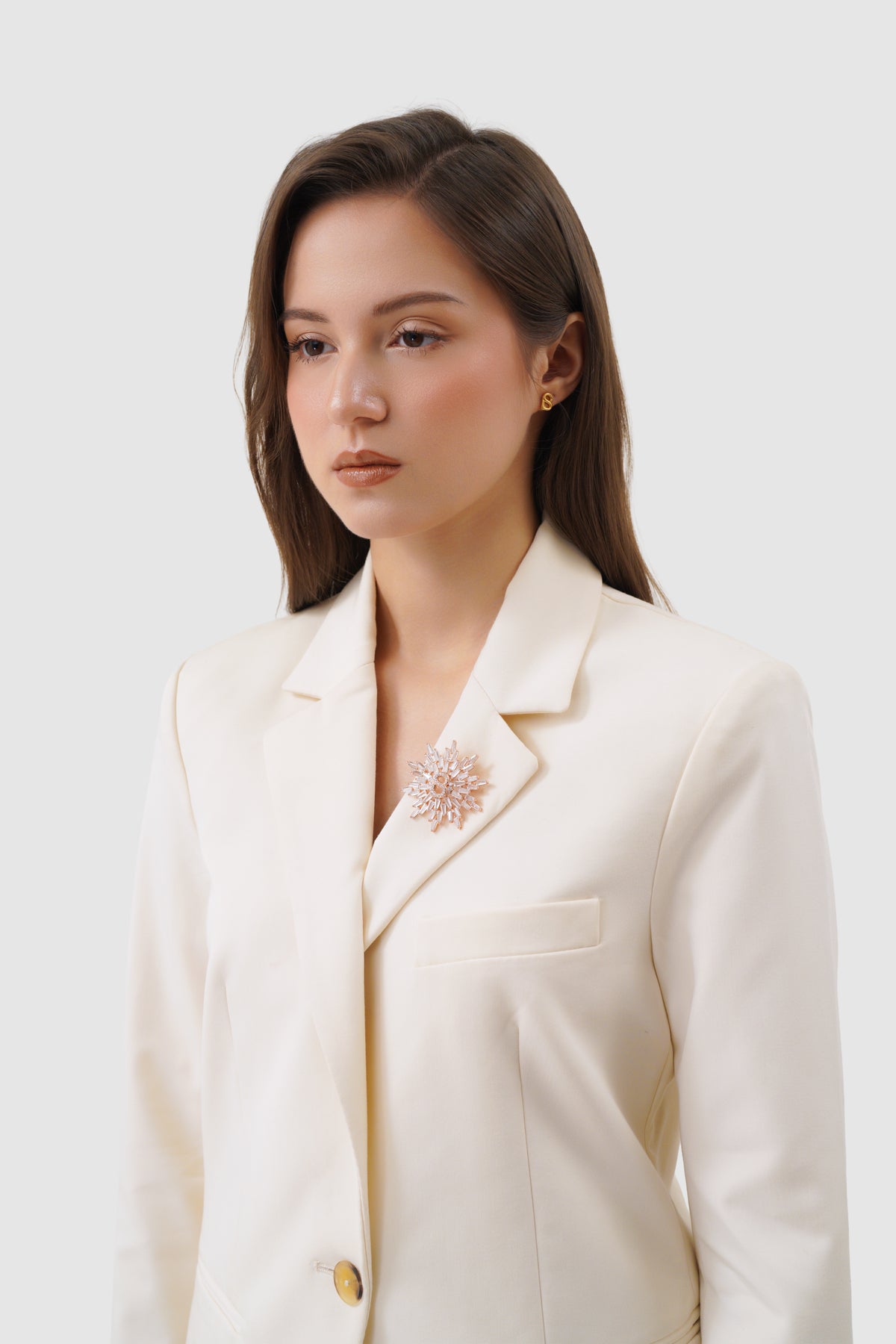 Elira Brooch - Rose Gold