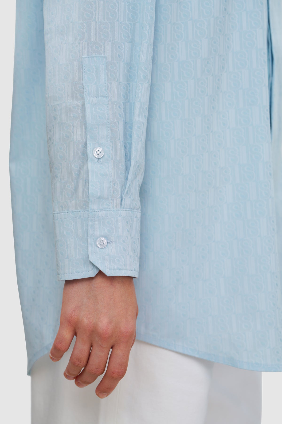 Leena Cotton Unisex Shirt - Blue