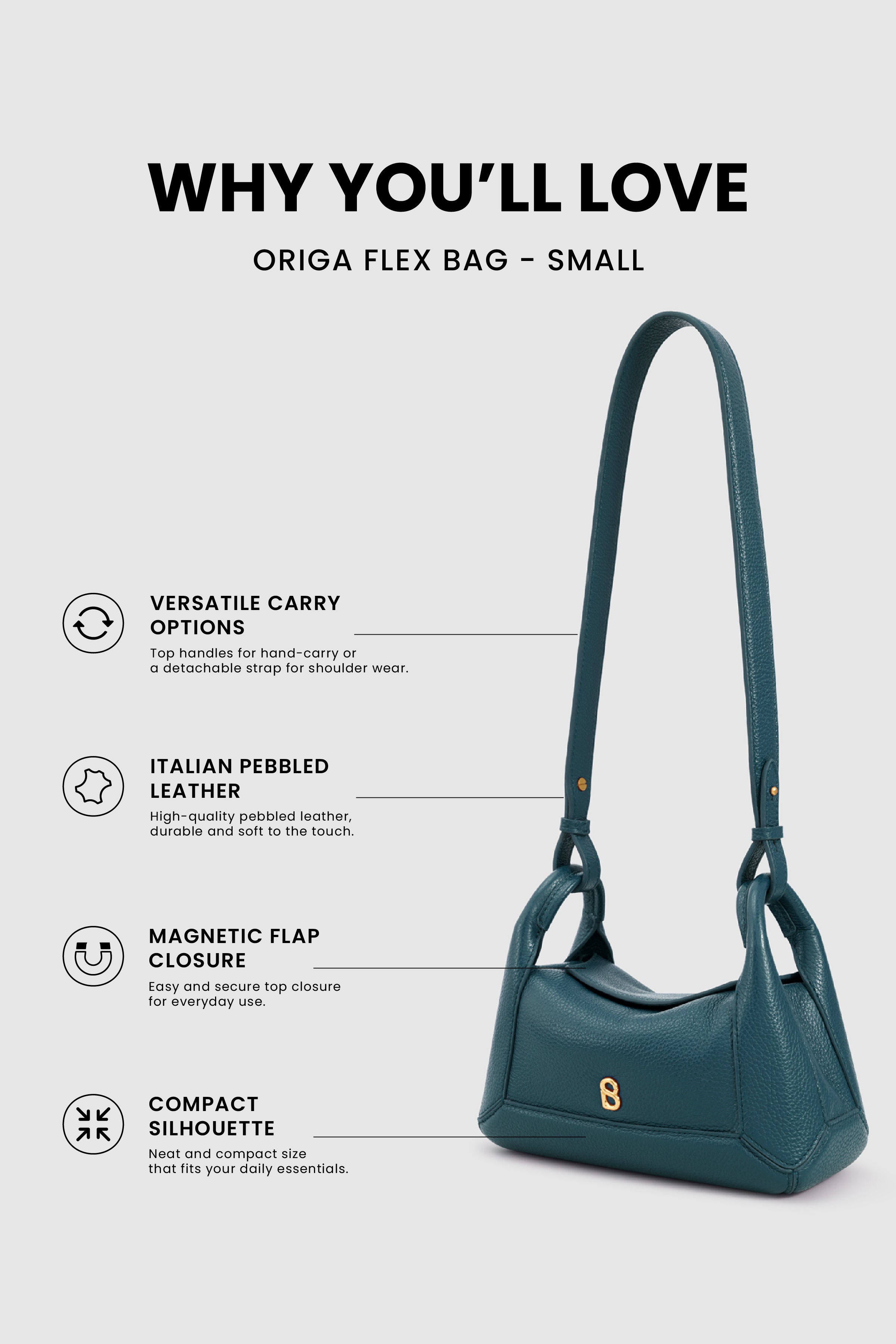 Origa Flex Bag Small - Jeans